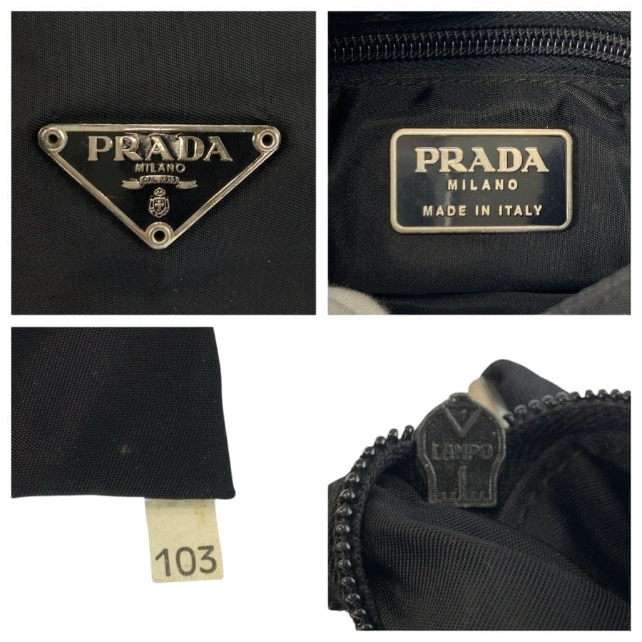 Prada Nylon Tessuto Triangle Logo Crossbody