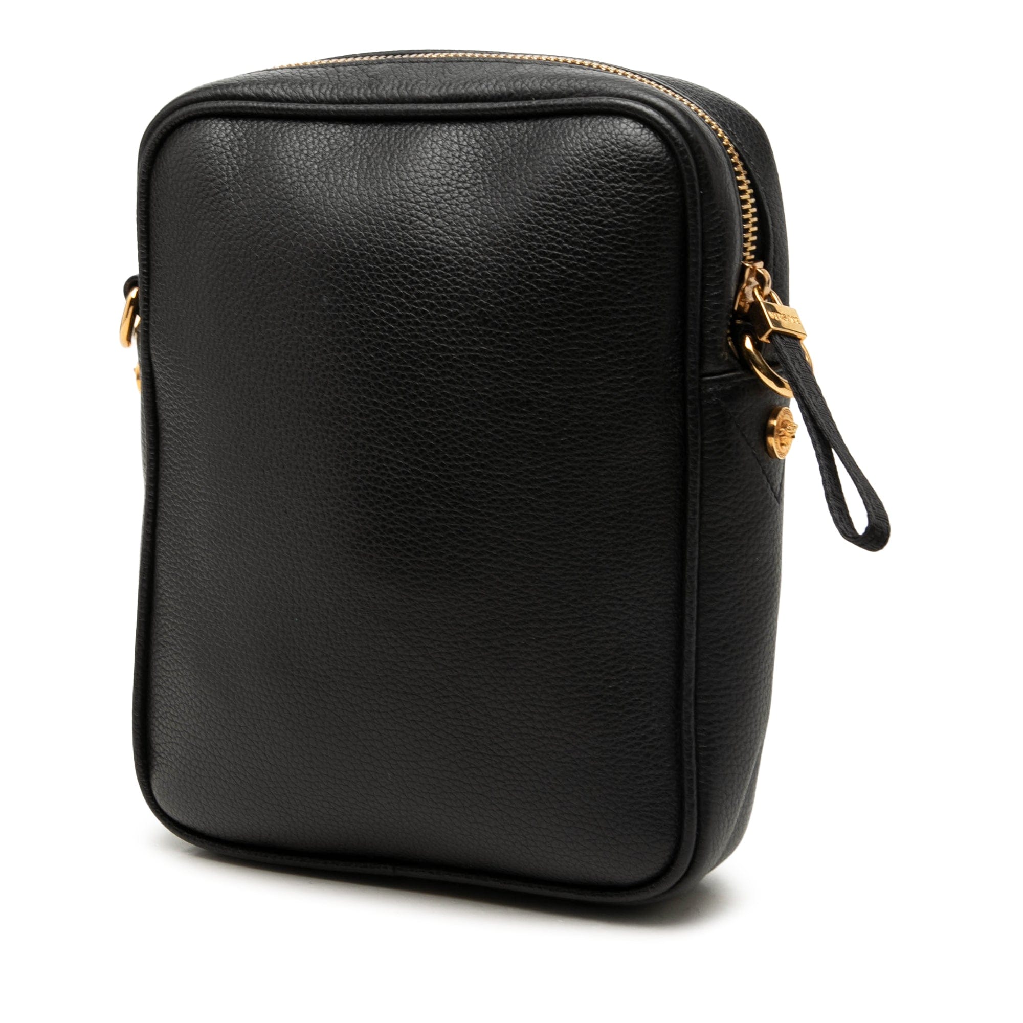 Versace Leather Medusa Crossbody