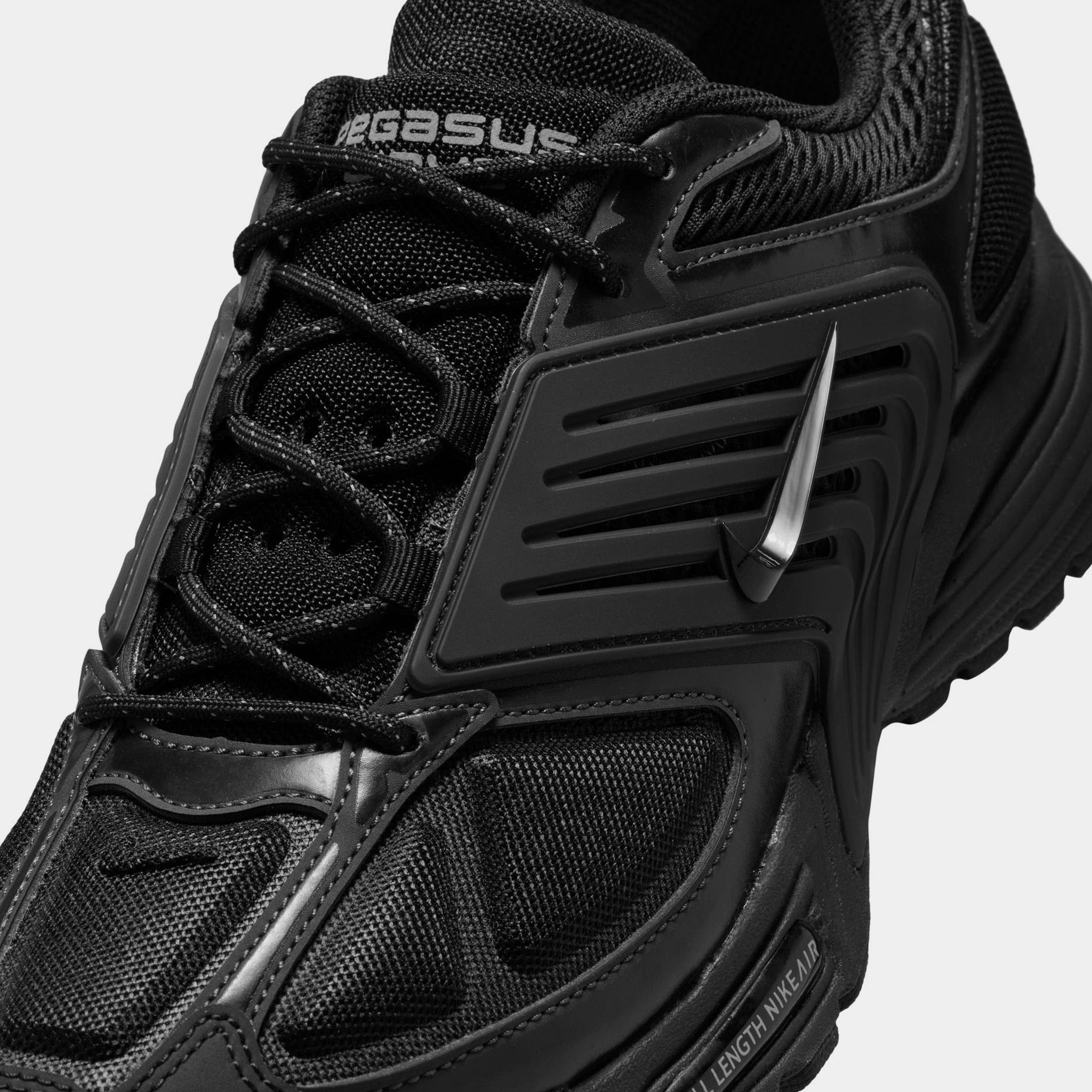 Nike Air Pegasus Wave Mens Running Shoes (Black/Black)