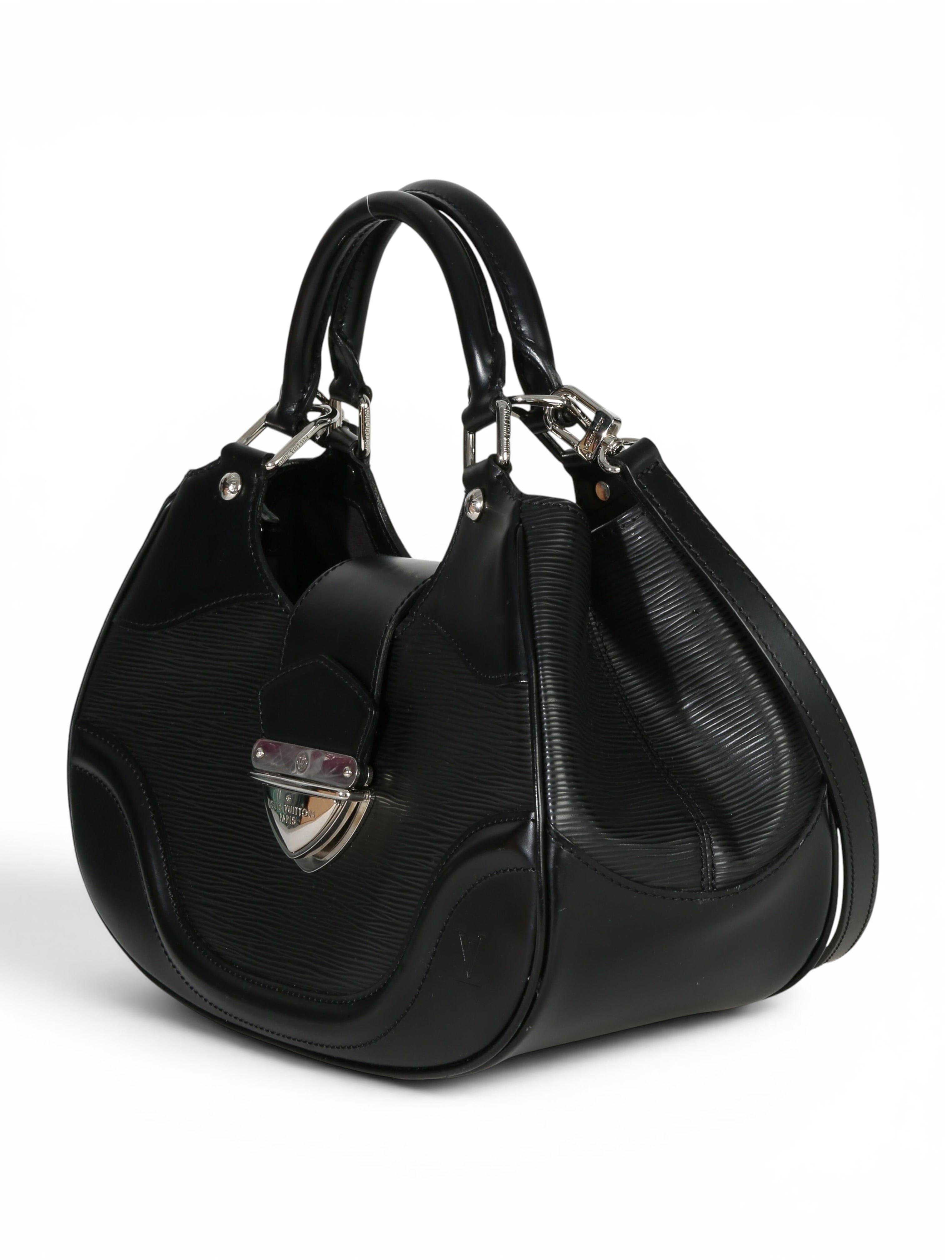 Louis Vuitton Black Epi Leather Montaigne Crossbody Bag