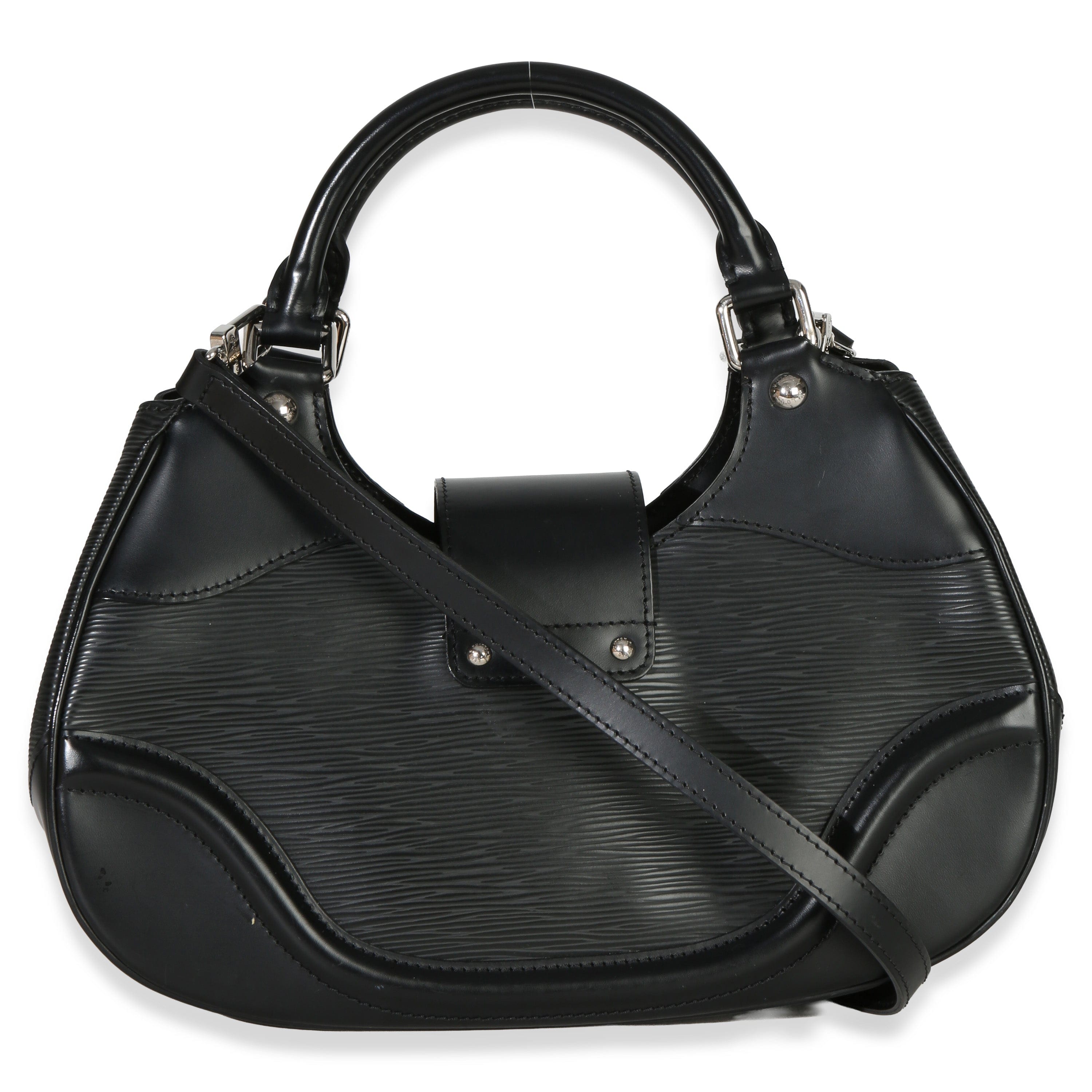 Louis Vuitton Black Epi Leather Montaigne Crossbody Bag