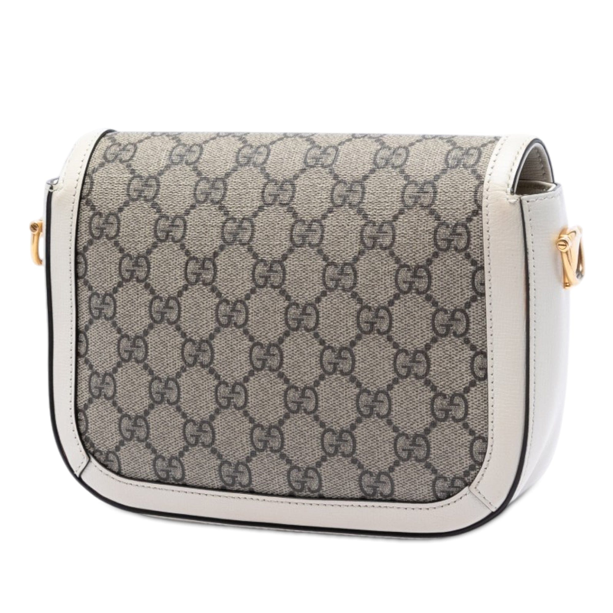 Gucci Small GG Supreme Web Horsebit 1955 Crossbody