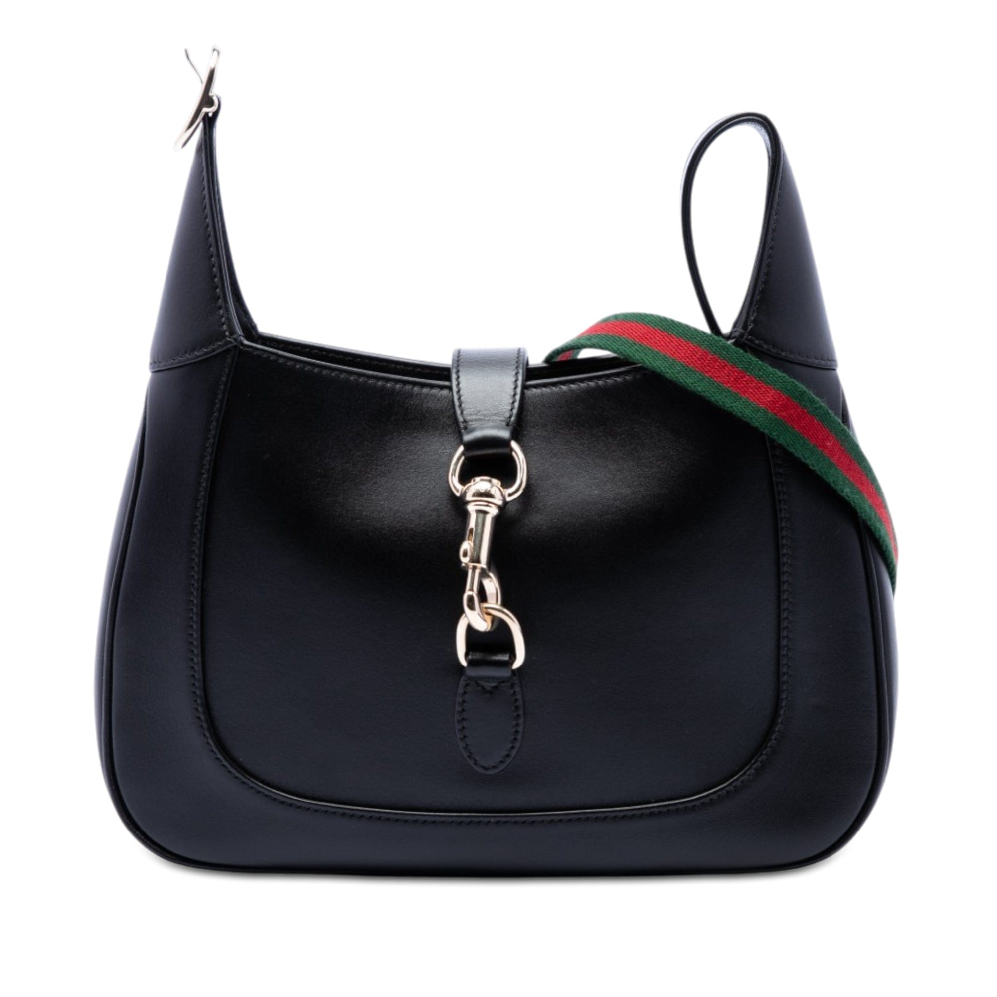 Gucci Small Calfskin Web Jackie 1961 Crossbody