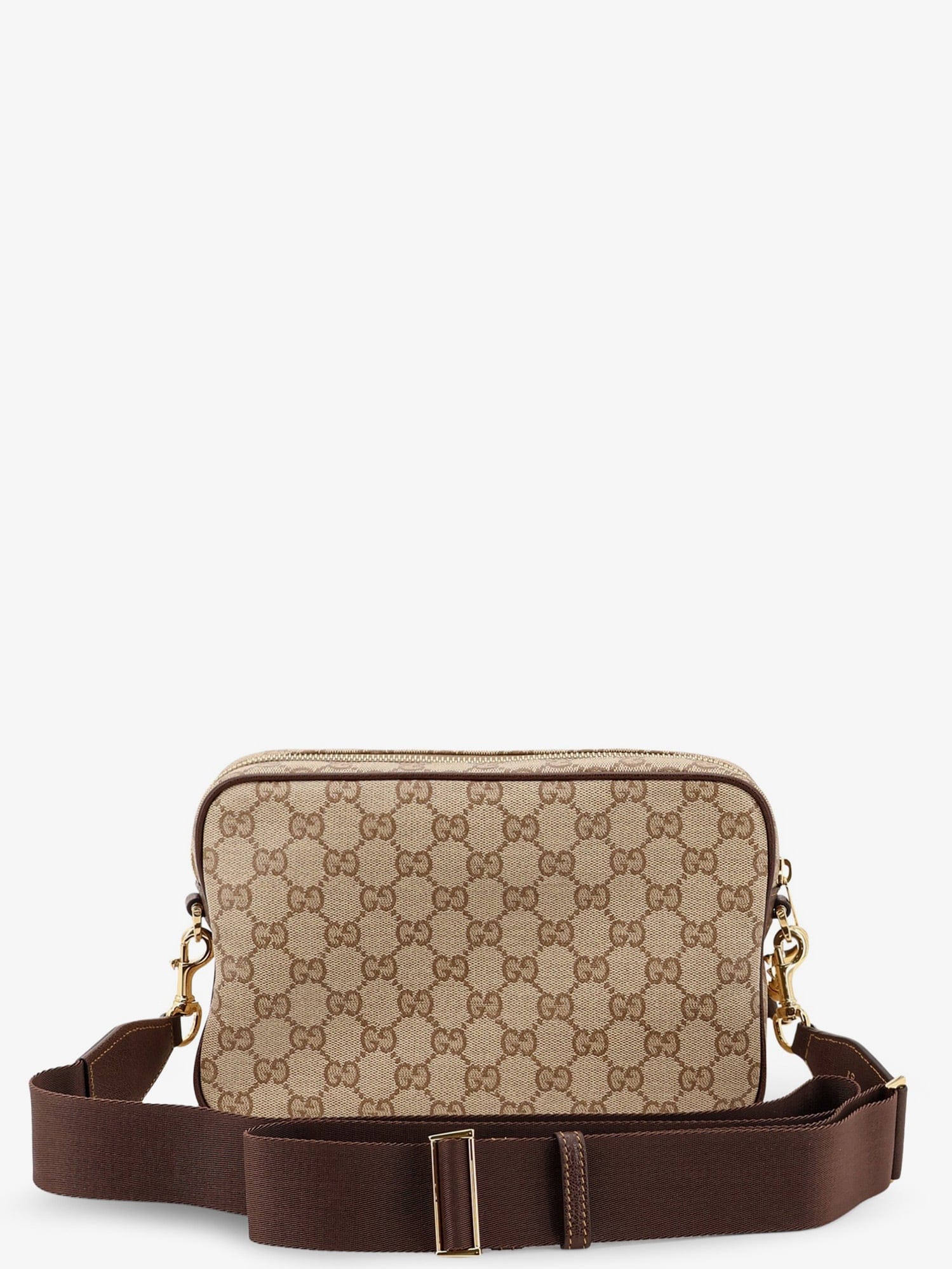 Gucci Men Small Crossbody Bag With Web Detail