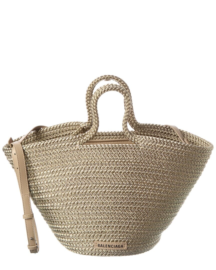 Balenciaga Ibza Nylon Basket Tote