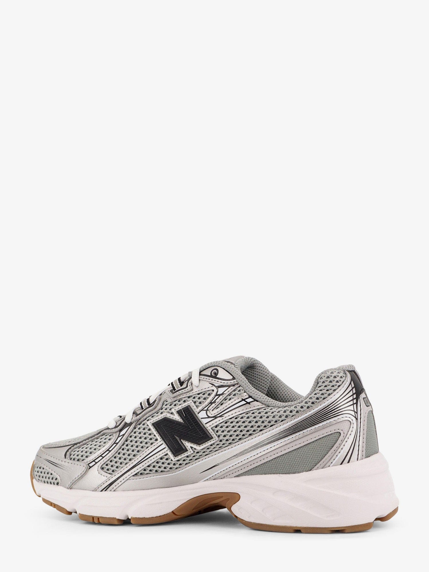 New Balance 740 mesh sneakers with leather inserts