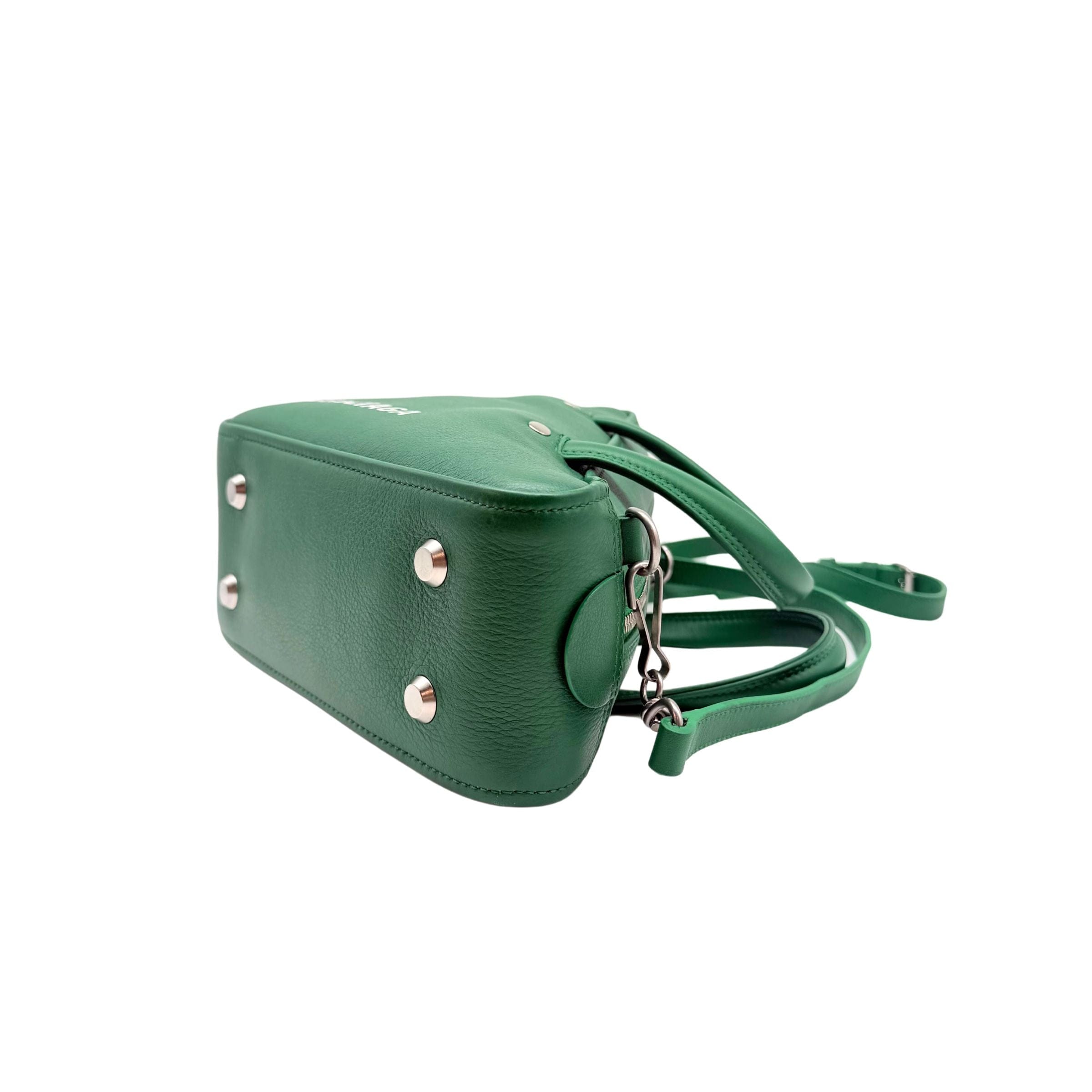 Balenciaga Green Triangle Duffle Crossbody