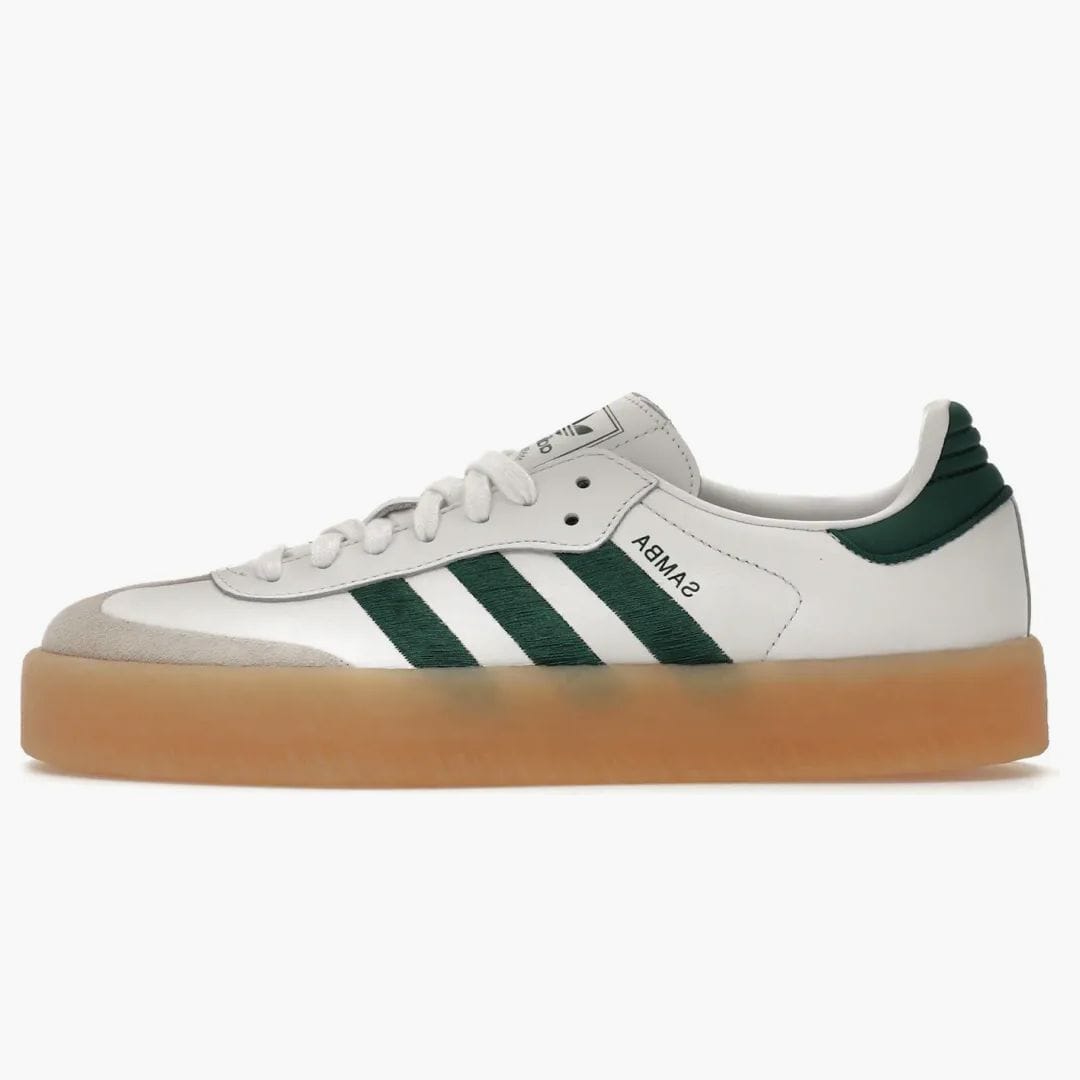 adidas Sambae White Collegiate Green Gum (women's)