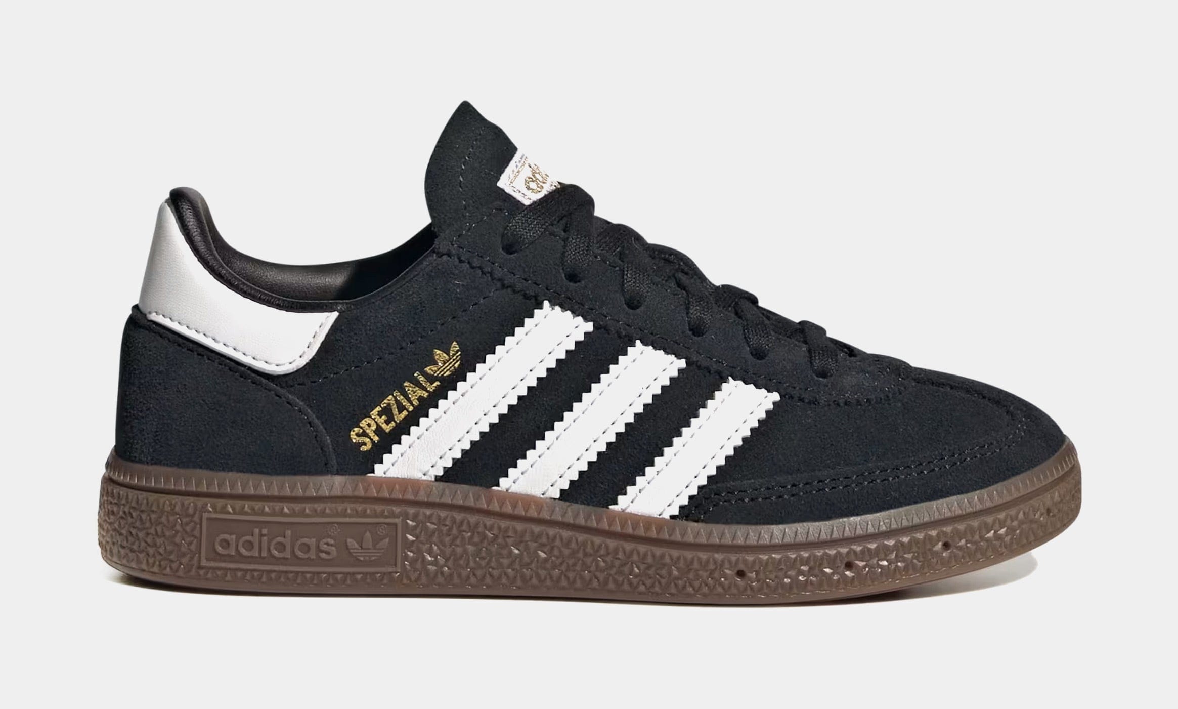 adidas Handball Spezial Preschool Lifestyle Shoes (Black/Cloud White/Gum)