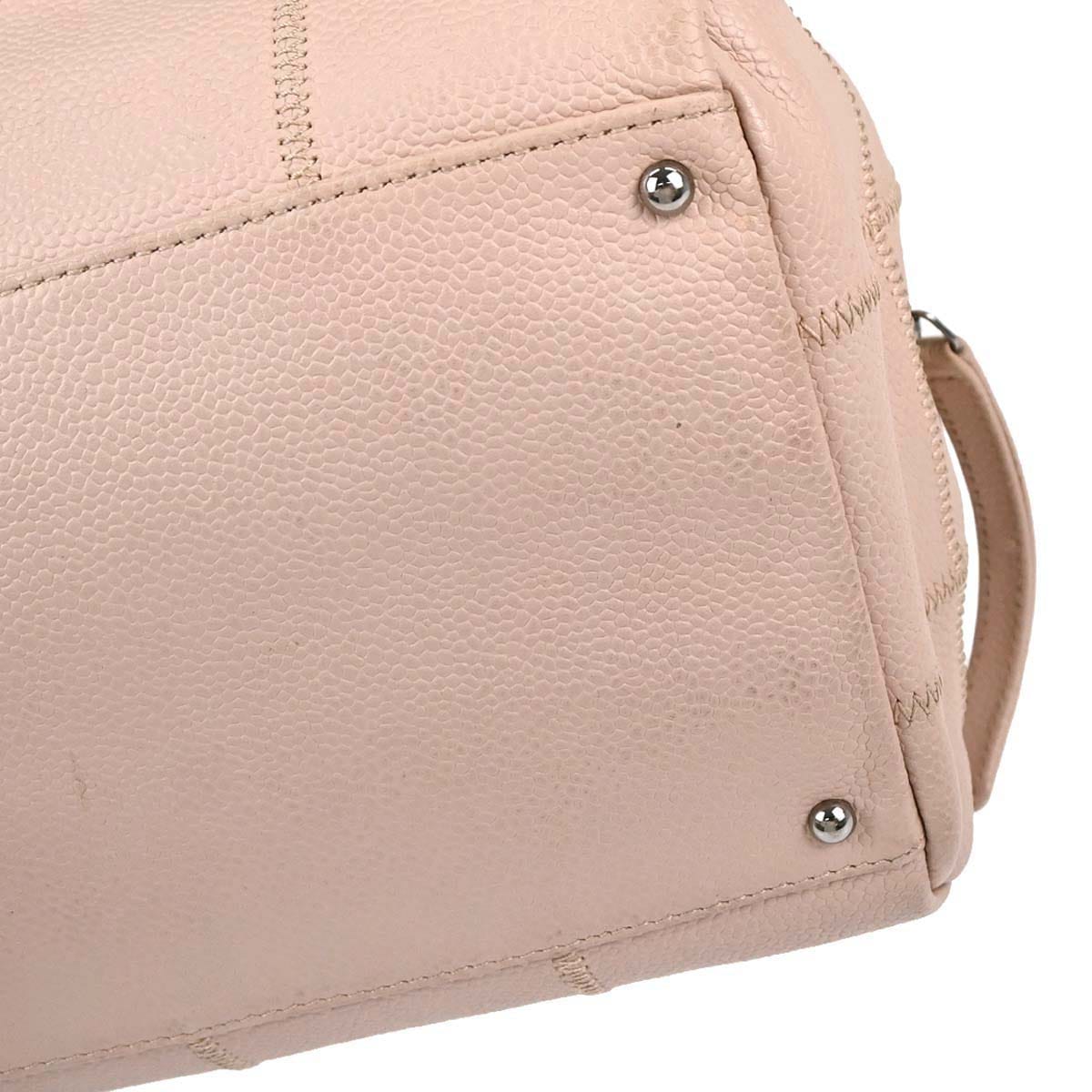 Chanel 2005 - 2006 Light Pink Caviar Skin Choco Bar Handbag