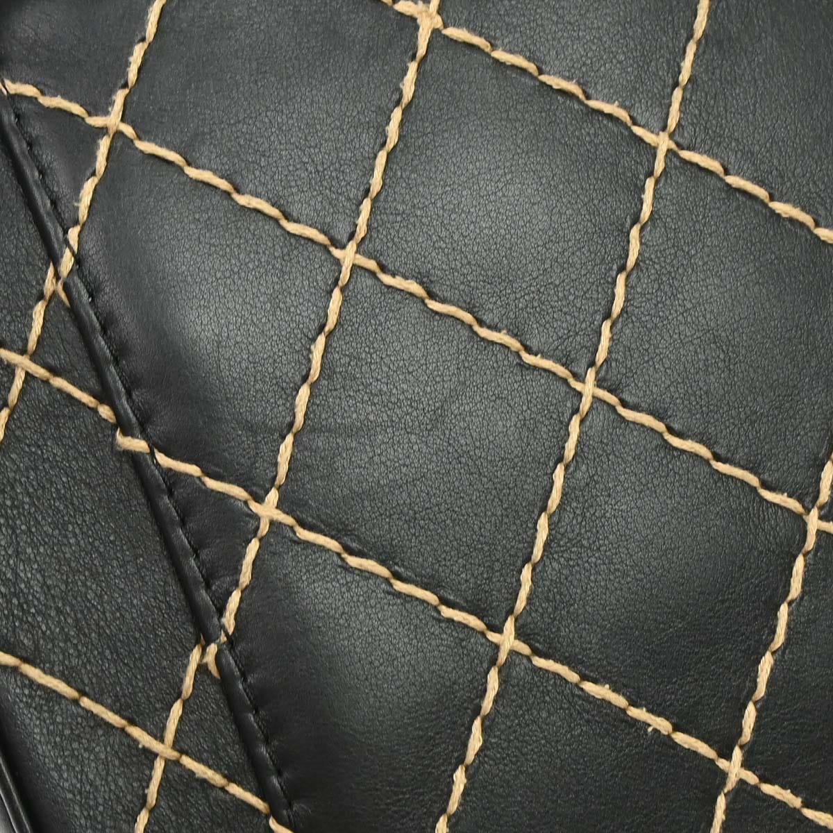 Chanel 2000 - 2002 Black Calfskin Wild Stitch Handbag