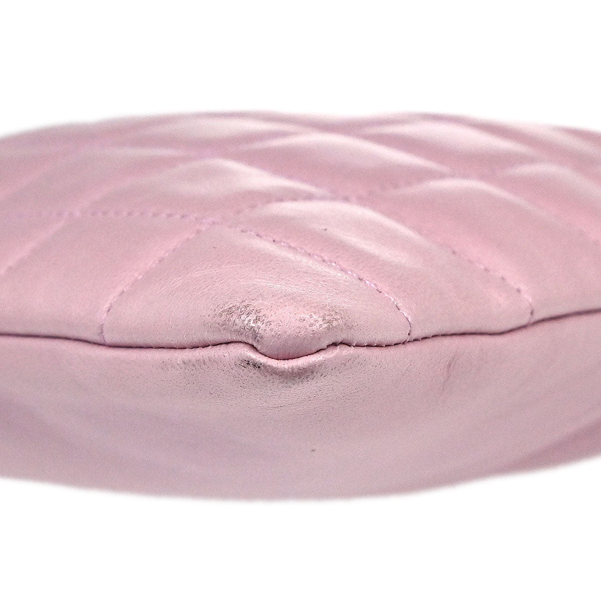 Chanel 1997 - 1999 Pink Lambskin Choco Bar Handbag