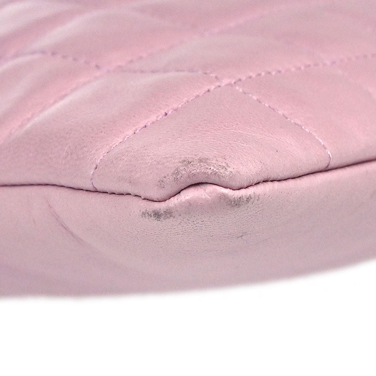 Chanel 1997 - 1999 Pink Lambskin Choco Bar Handbag