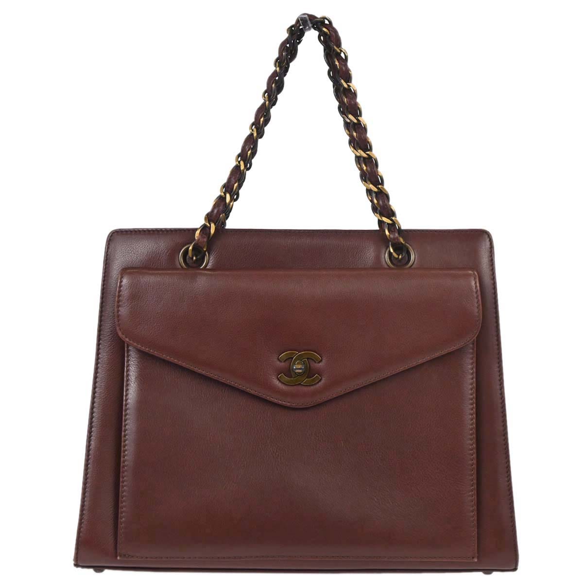 Chanel 1997 - 1999 Brown Calfskin Handbag