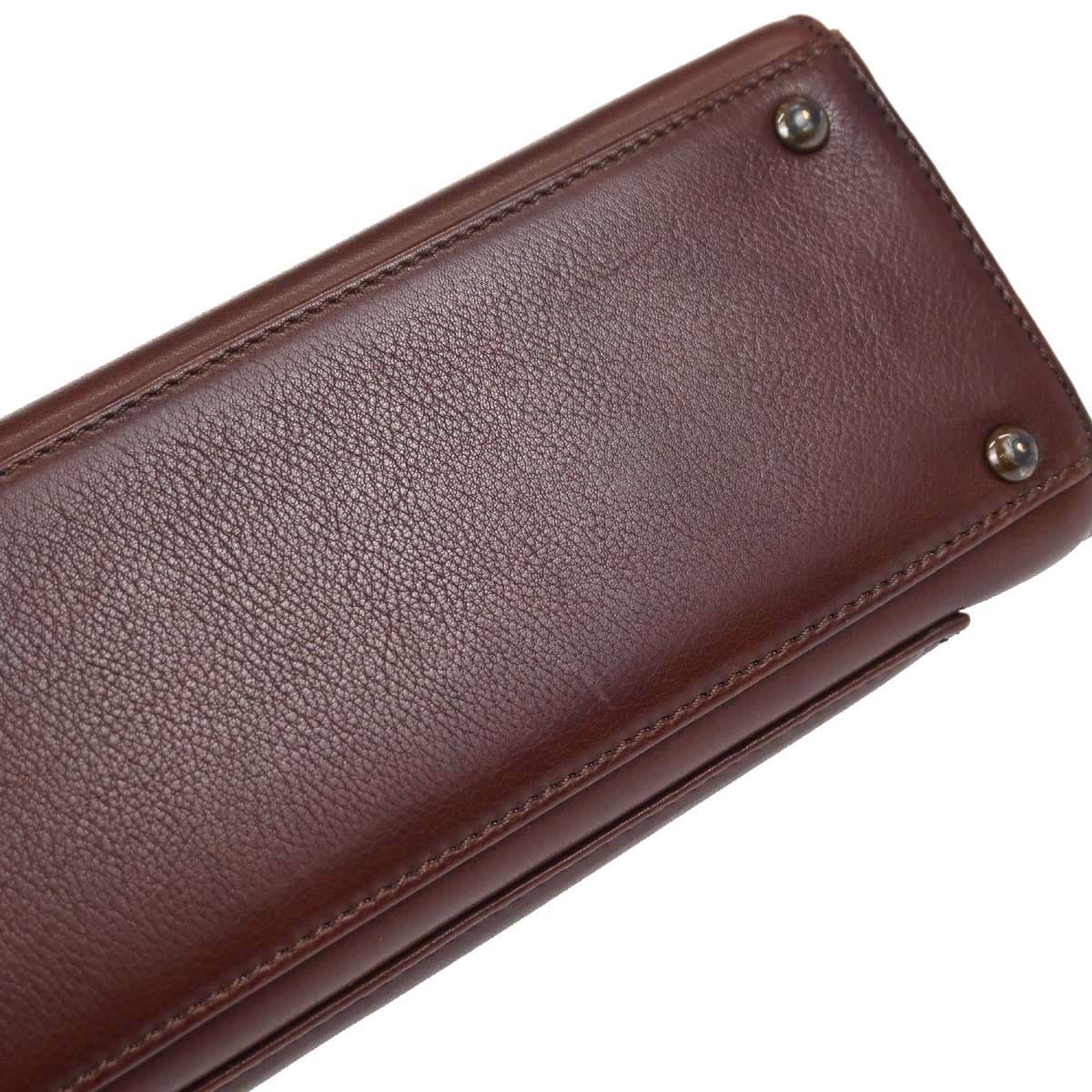Chanel 1997 - 1999 Brown Calfskin Handbag