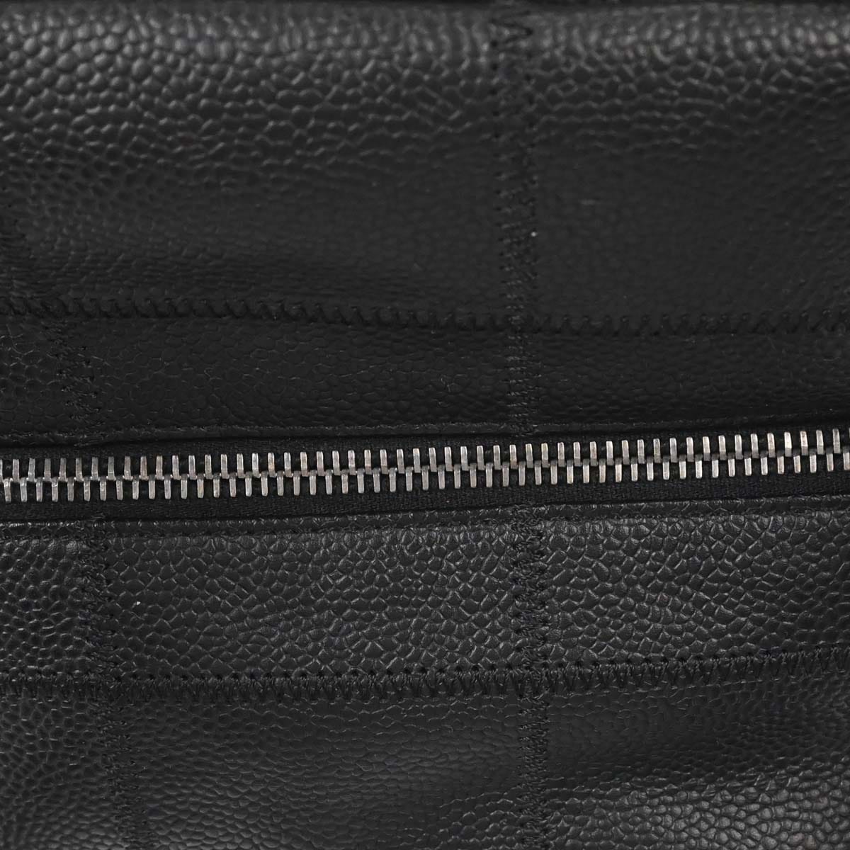 Chanel 2005 - 2006 Black Caviar Skin Choco Bar Handbag