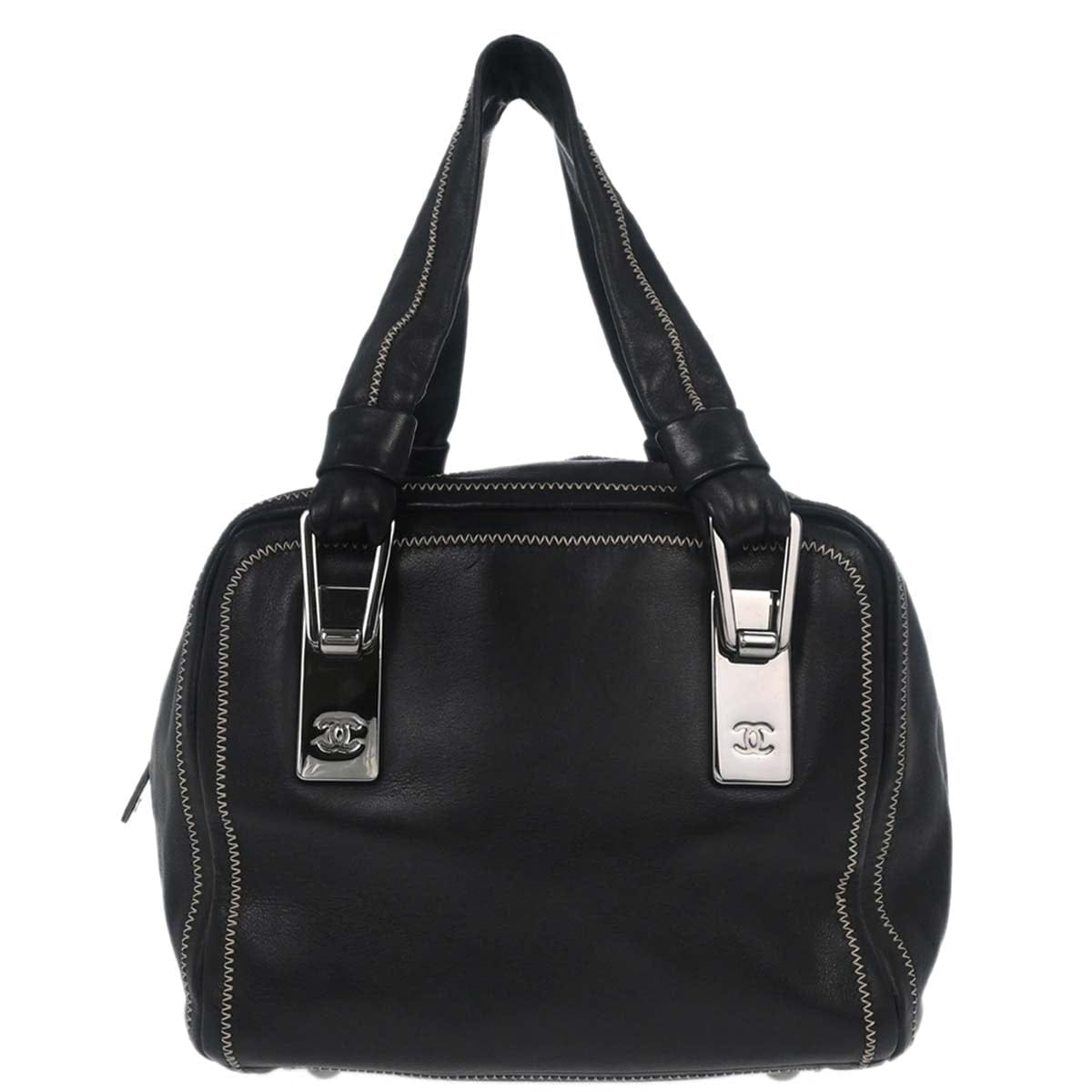 Chanel 2003 - 2004 Black Lambskin Handbag