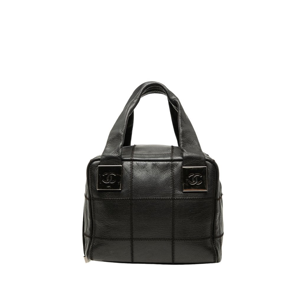 Chanel Chocolate Bar Stitched Caviar Handbag