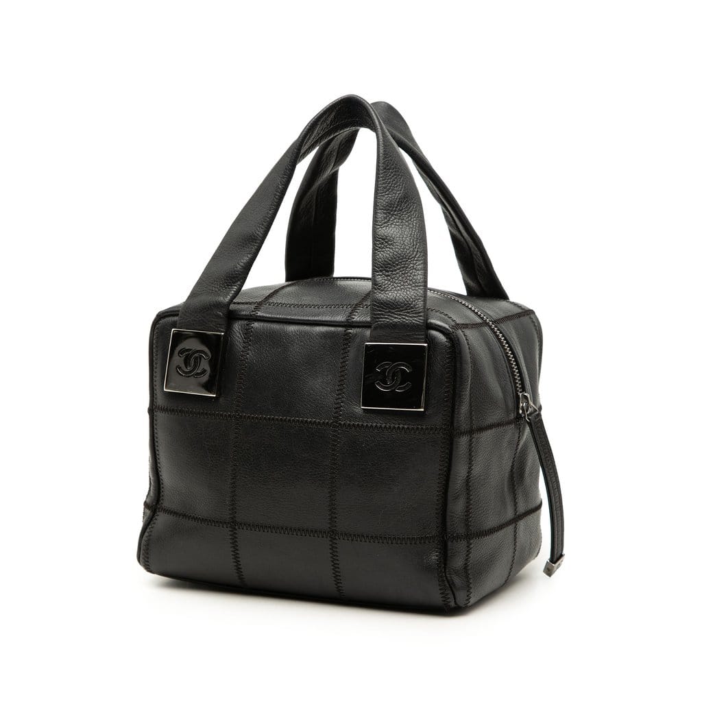 Chanel Chocolate Bar Stitched Caviar Handbag