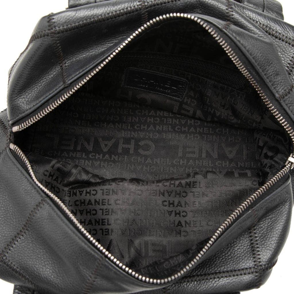 Chanel Chocolate Bar Stitched Caviar Handbag