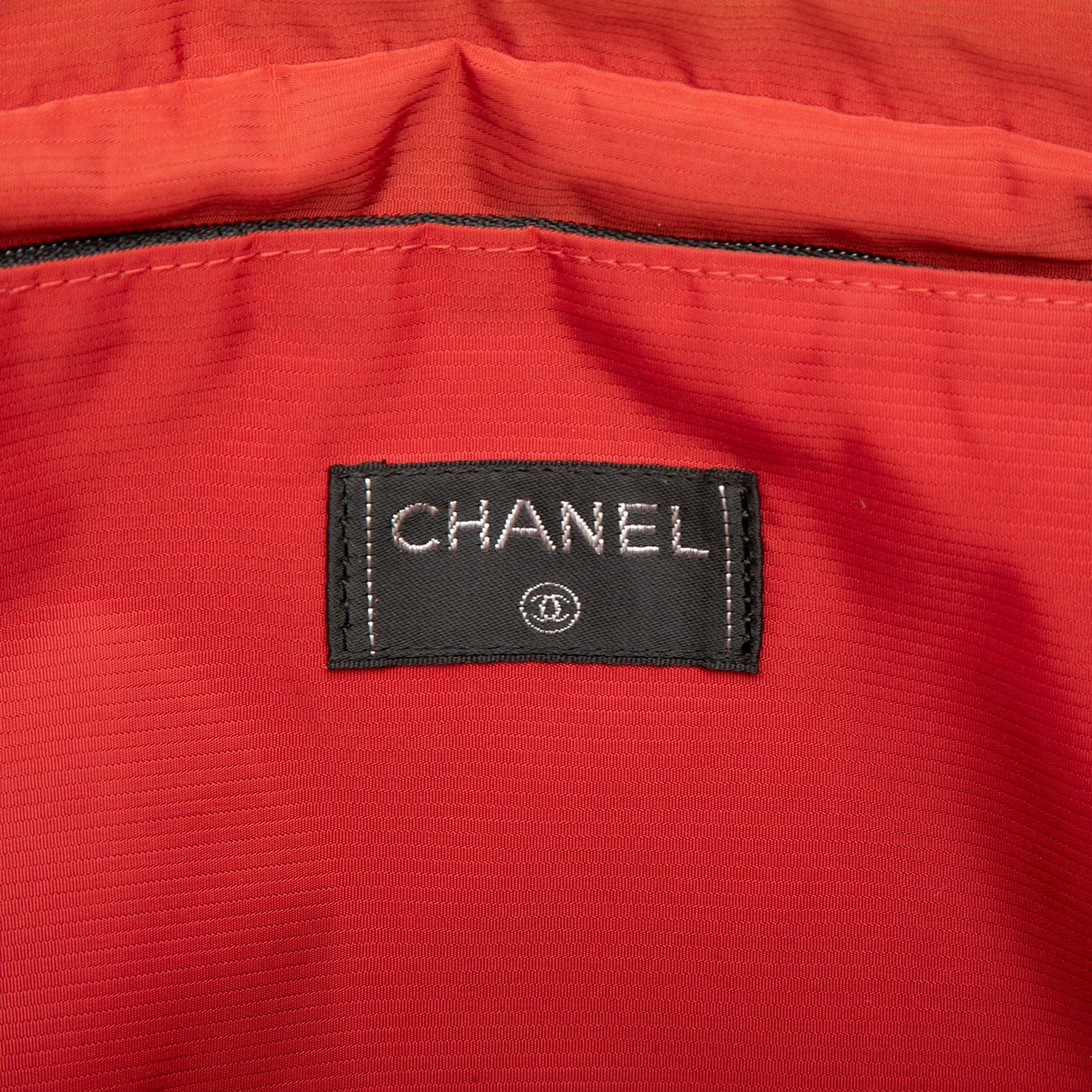 Chanel Old Travel Line Nylon Handbag