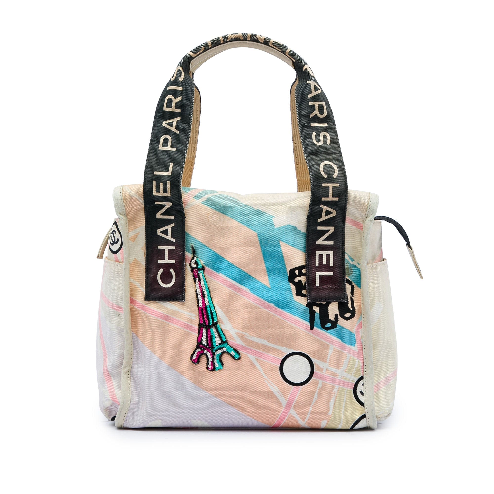 Chanel Canvas Eiffel Tower Handbag
