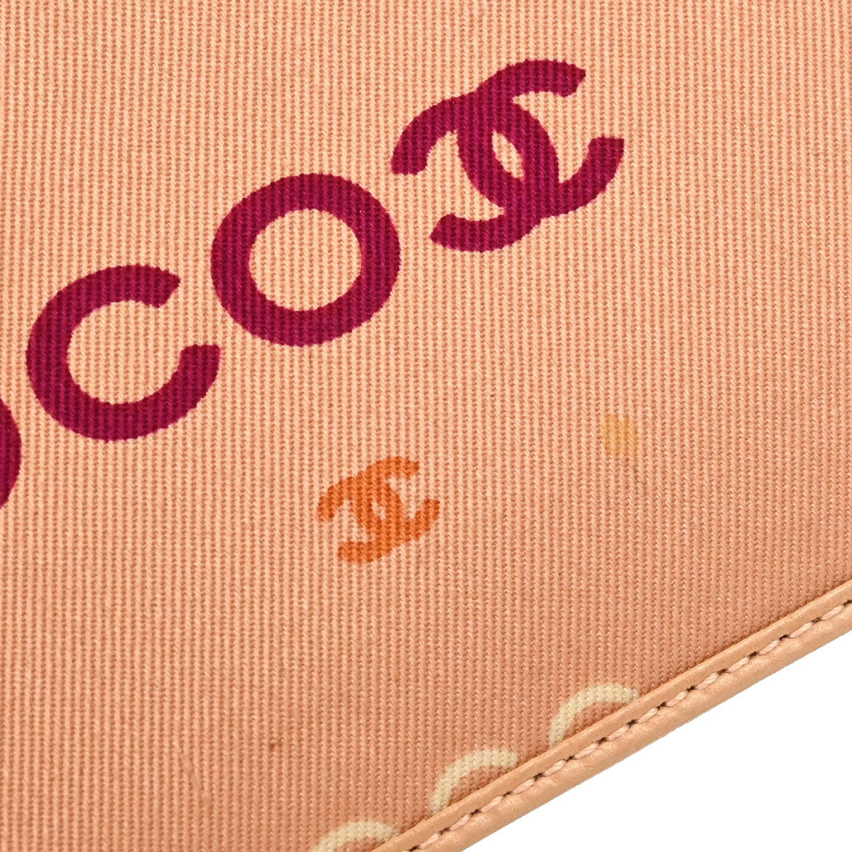 Chanel 2002 - 2003 Pink Canvas COCO Chain Handbag