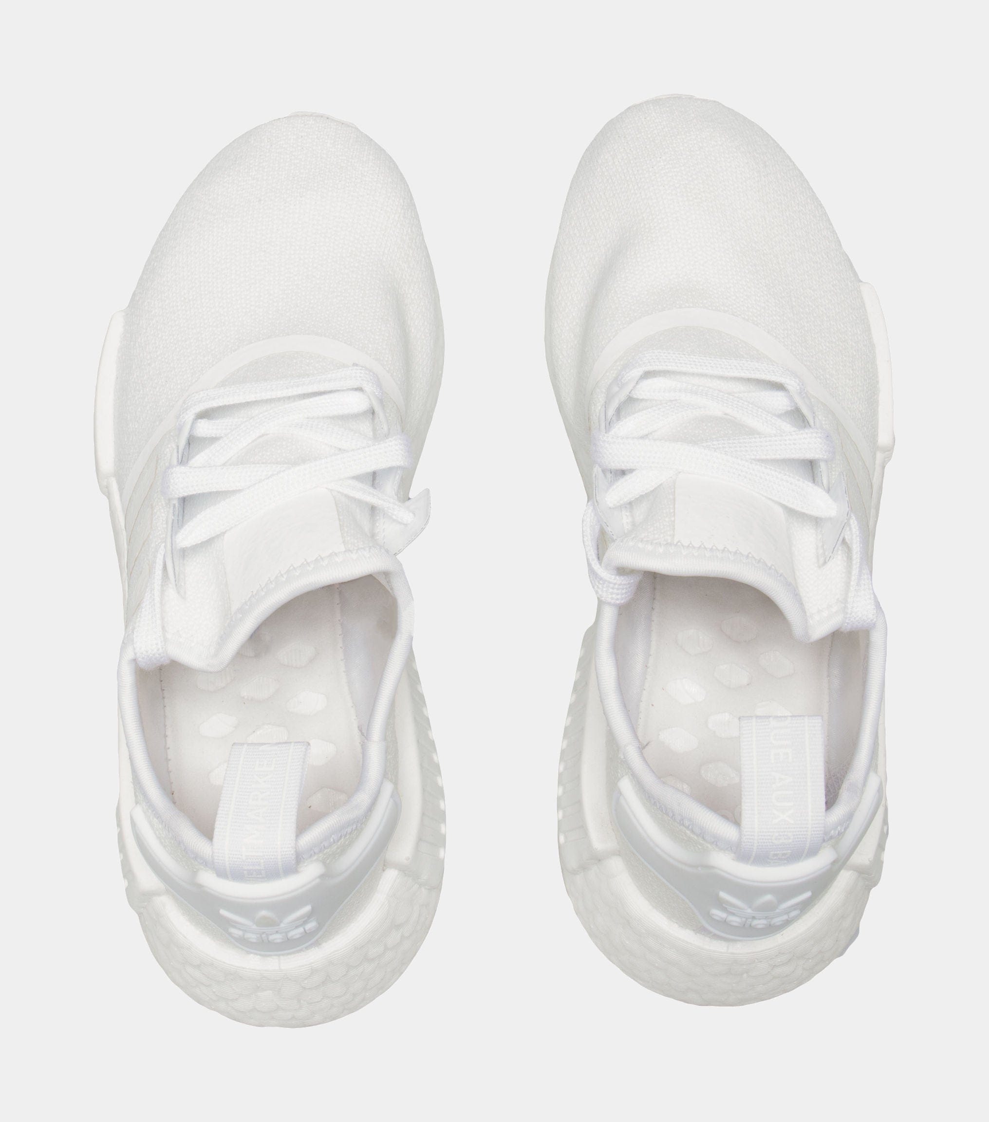 adidas NMD Grade School Running Shoe (White)