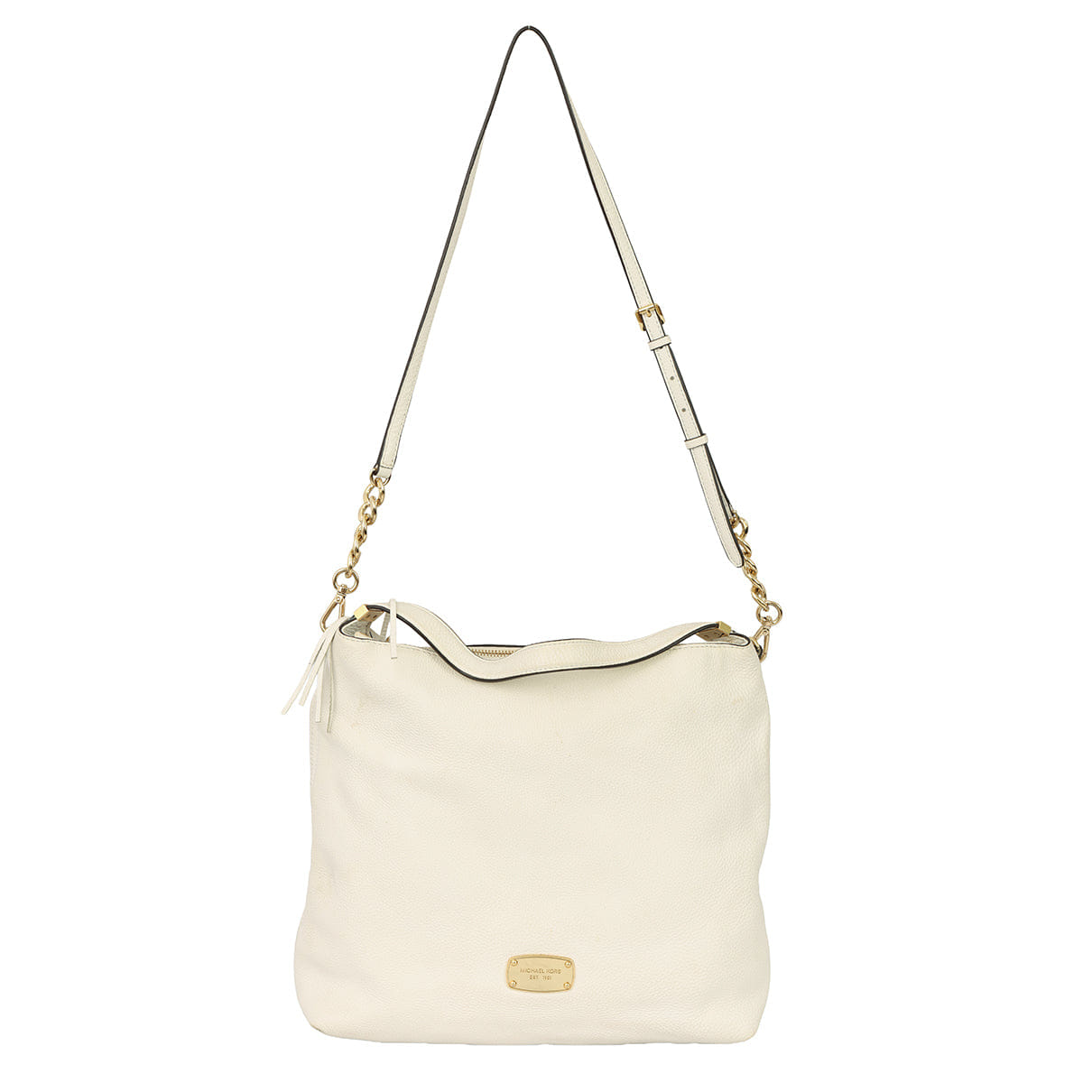 MICHAEL KORS BEDFORD LEATHER HOBO HANDBAG