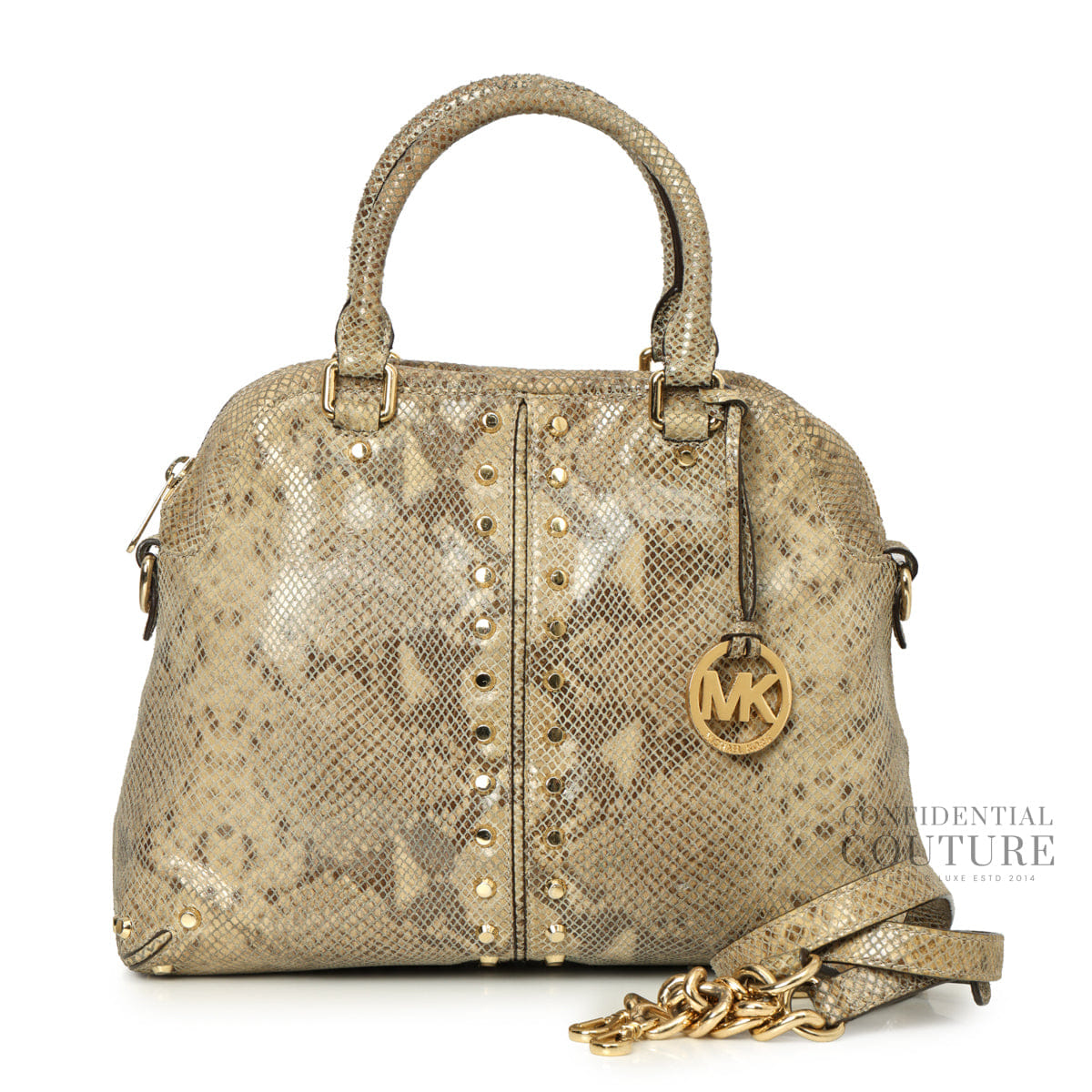 Michael Kors Snakeskin Embossed Handbag