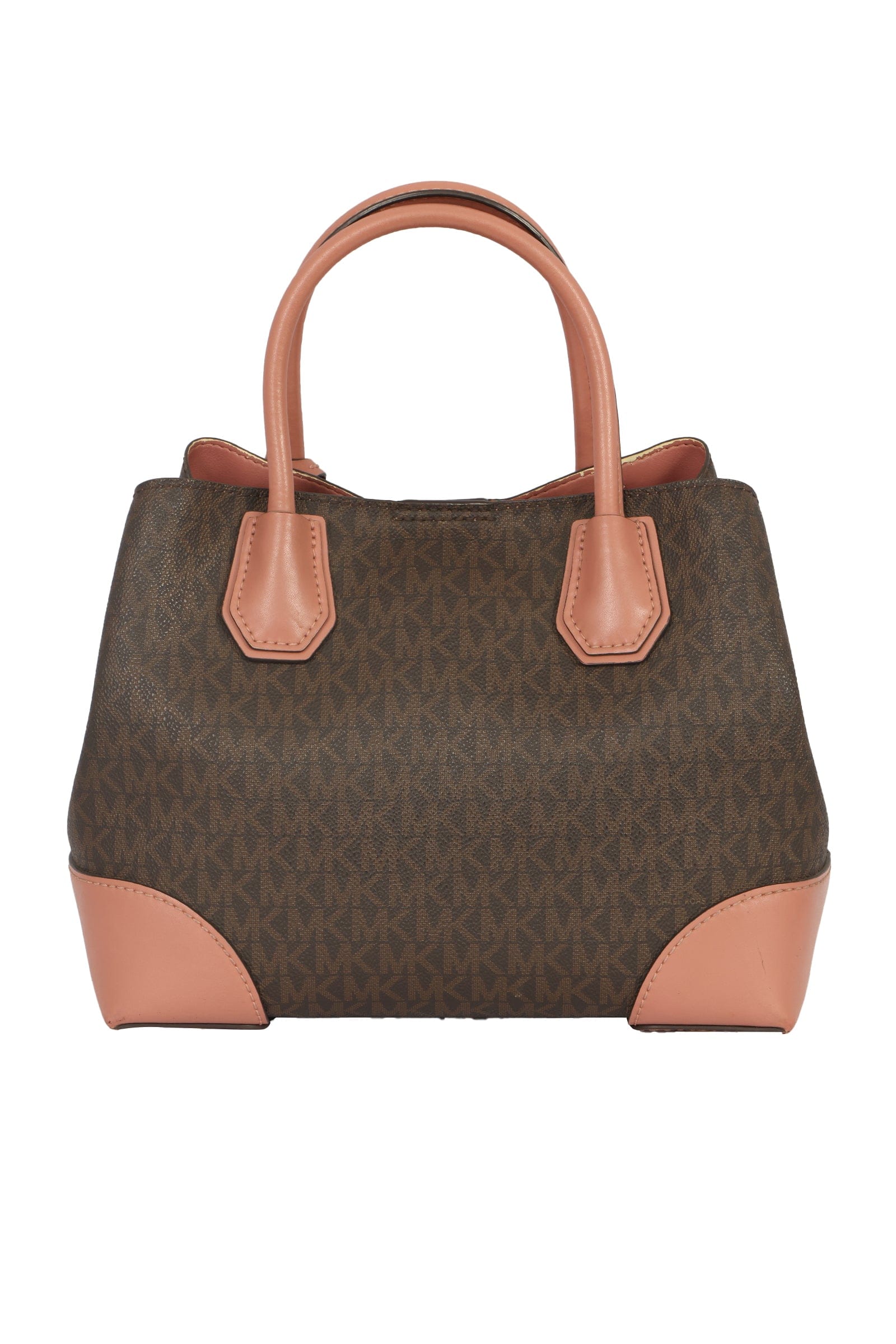 MICHAEL KORS MERCER GALLERY SIGNATURE LOGO SATCHEL HANDBAG