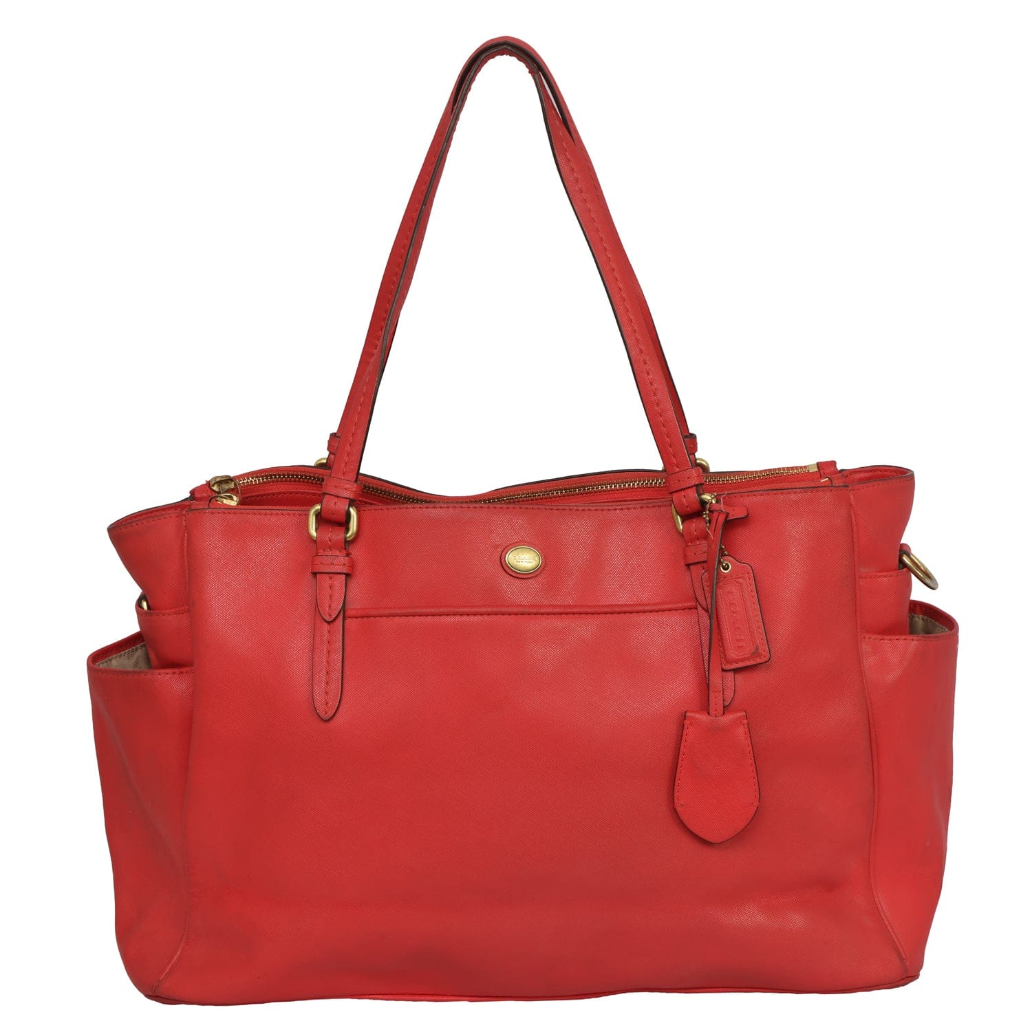 COACH PEYTON SAFFIANO LEATHER MULTIFUNCTION TOTE BAG