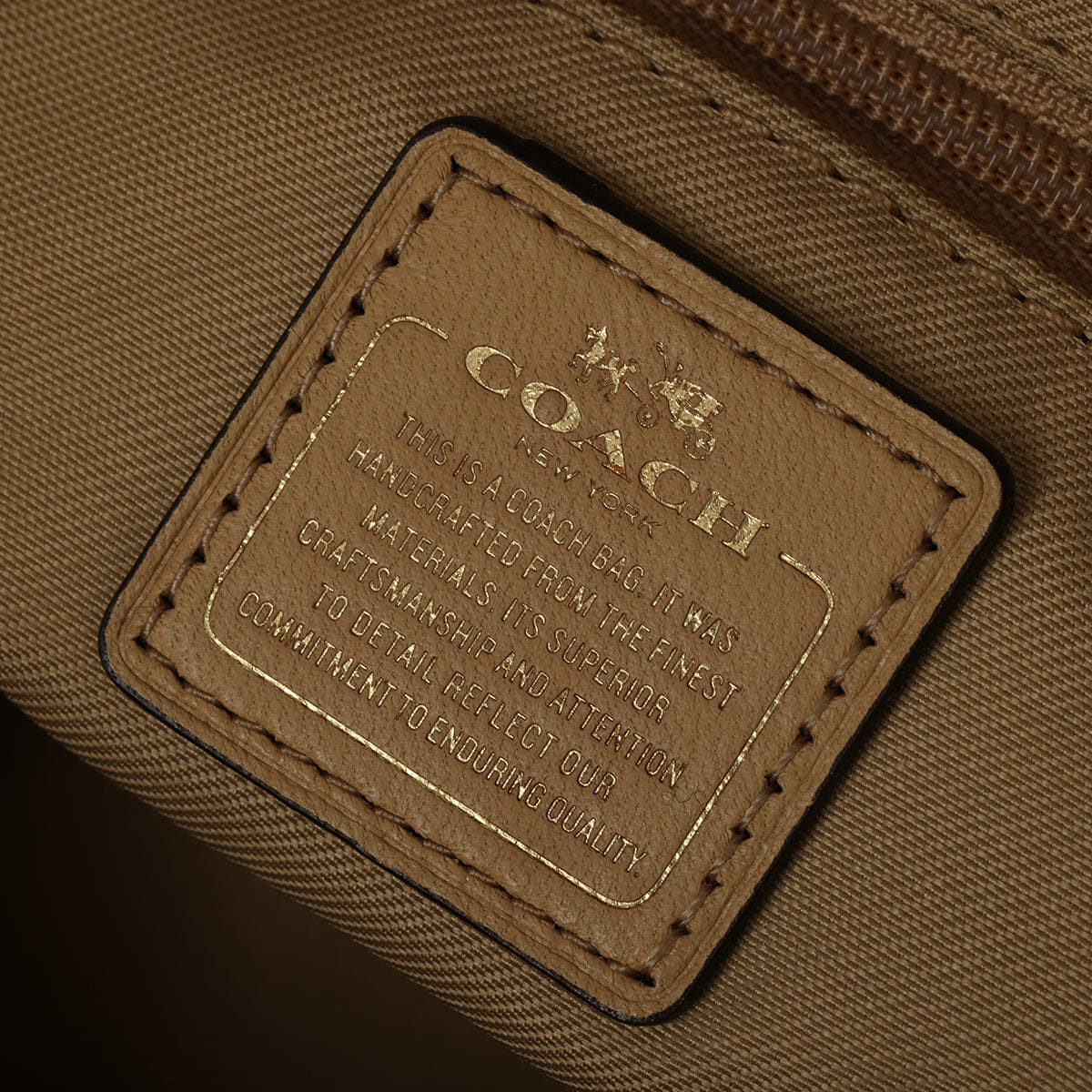 Coach Swagger Leather Tote Bag