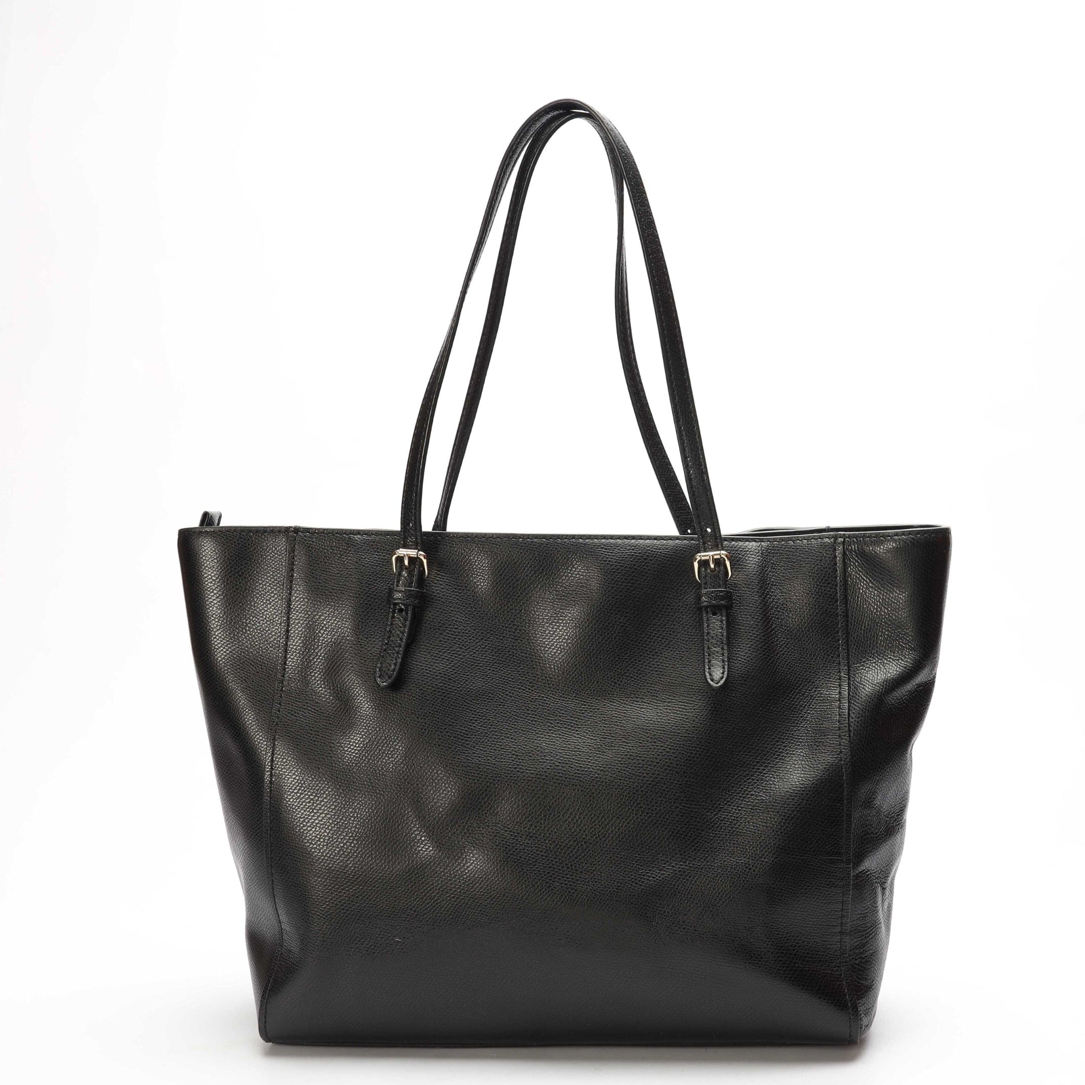 Coach Black Turnlock Tote