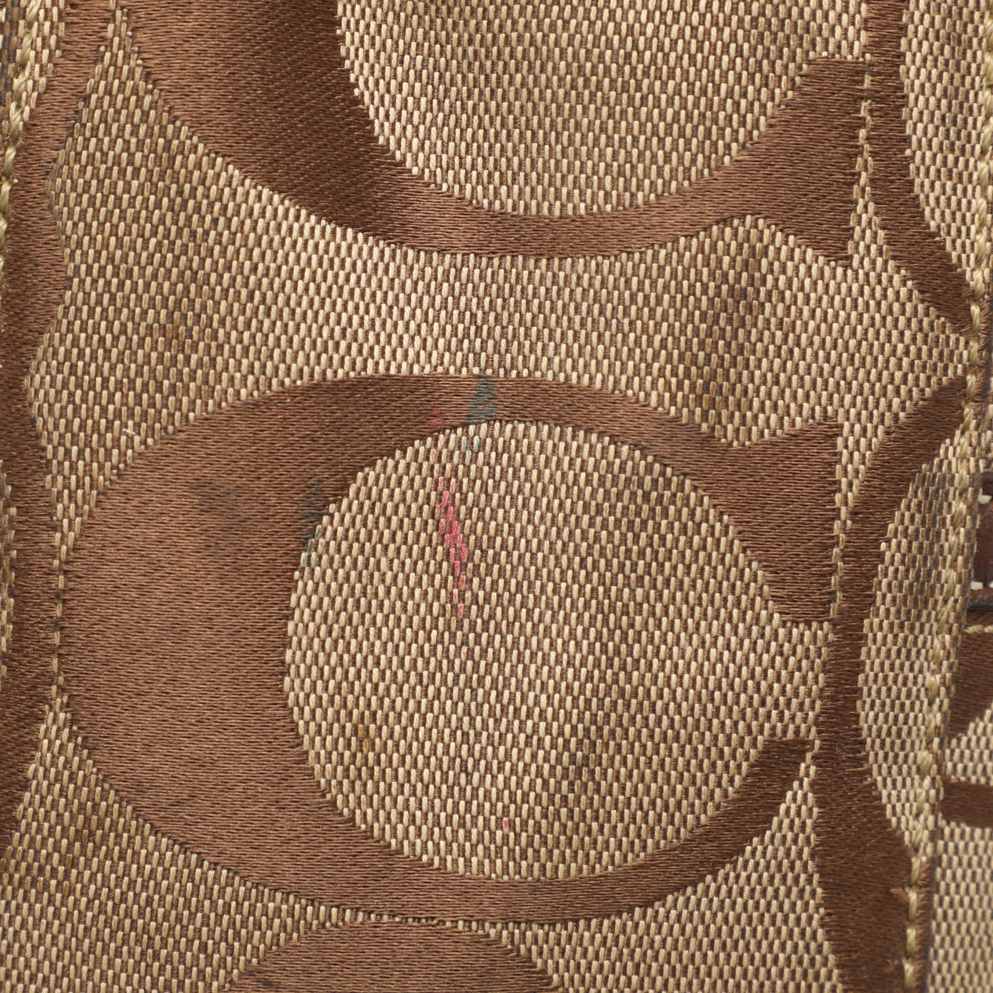 Coach Beige/brown Signature Canvas And Leather Tote