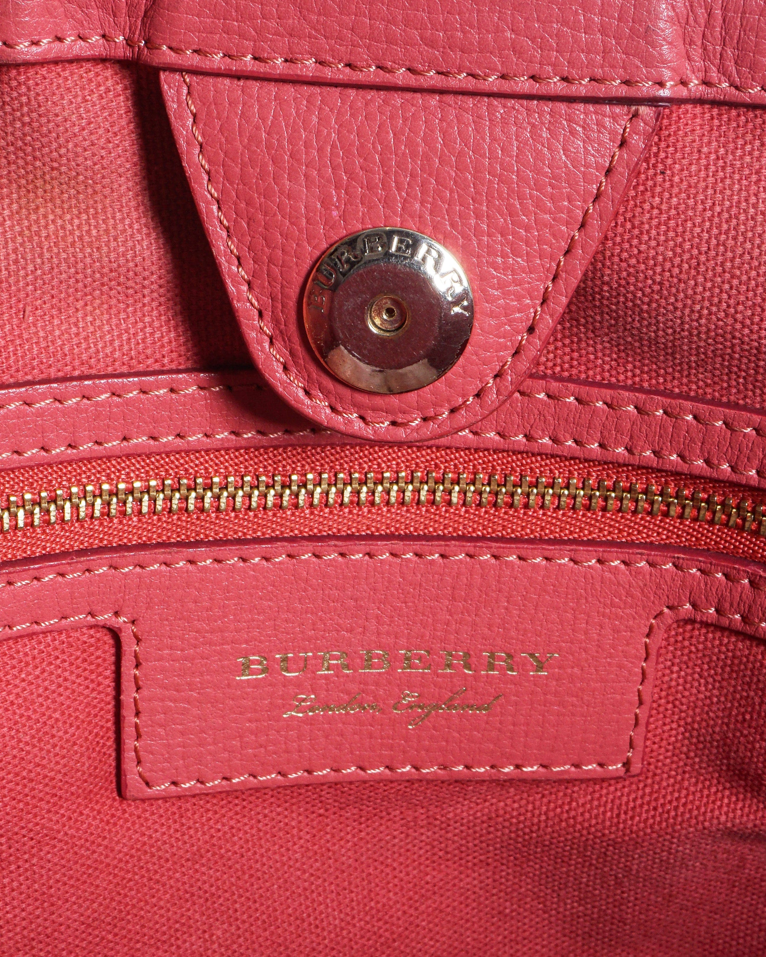Burberry Floral Print Haymarket Check Canterbury Tote Bag