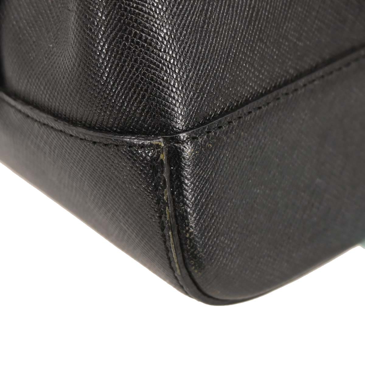 Burberry Black Leather Tote Handbag