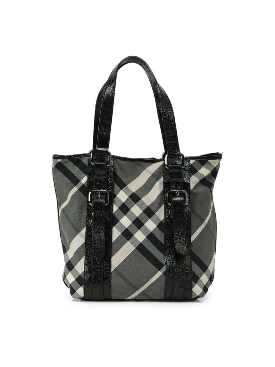 Burberry Beat Check Lowry Tote Bag One Size