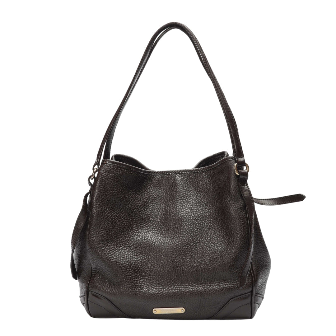 Burberry Dark Brown Canterbury Tote
