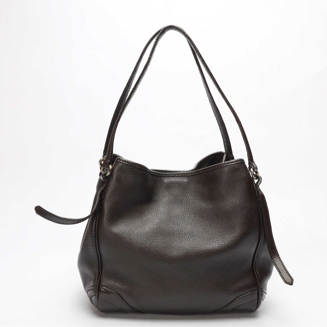 Burberry Dark Brown Canterbury Tote