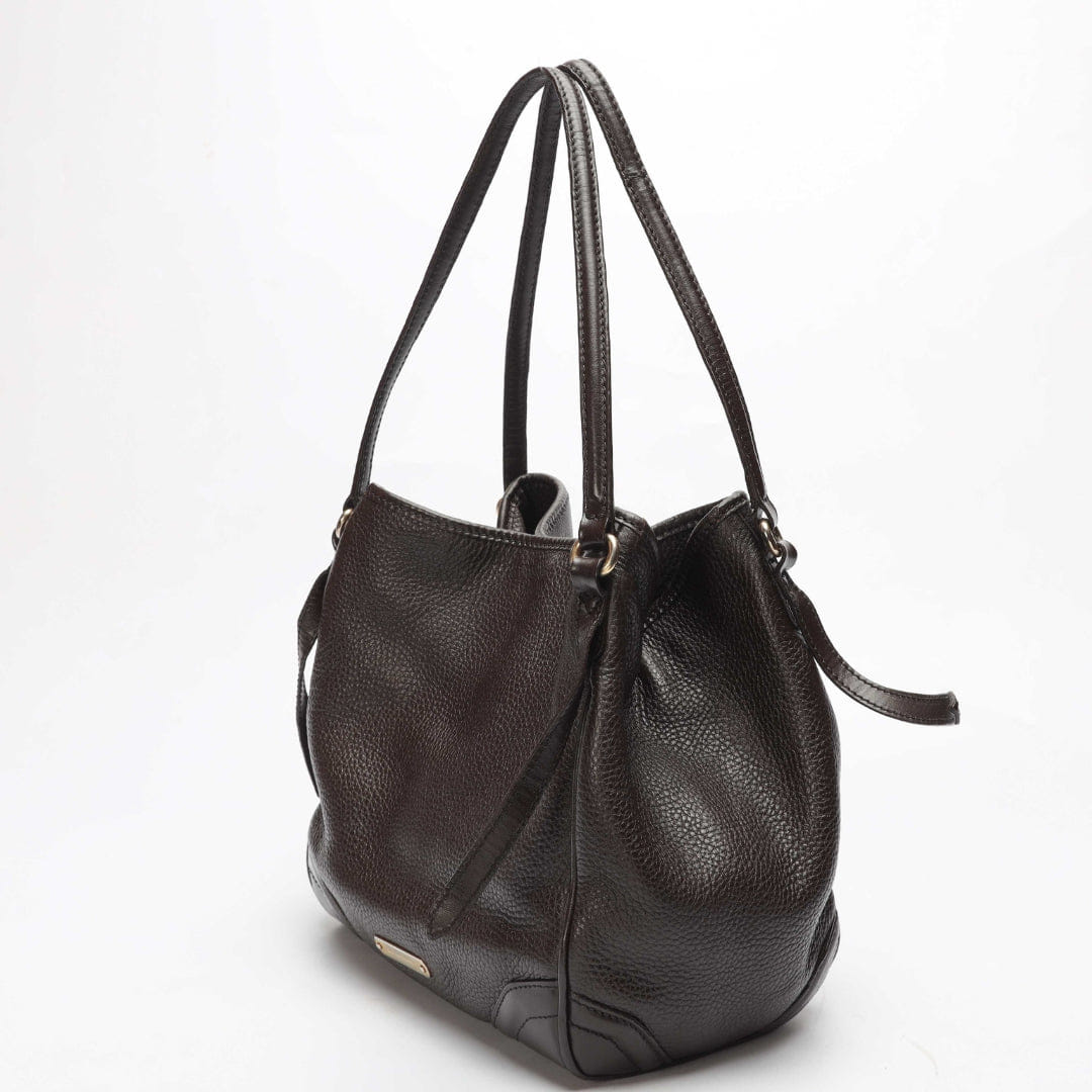 Burberry Dark Brown Canterbury Tote