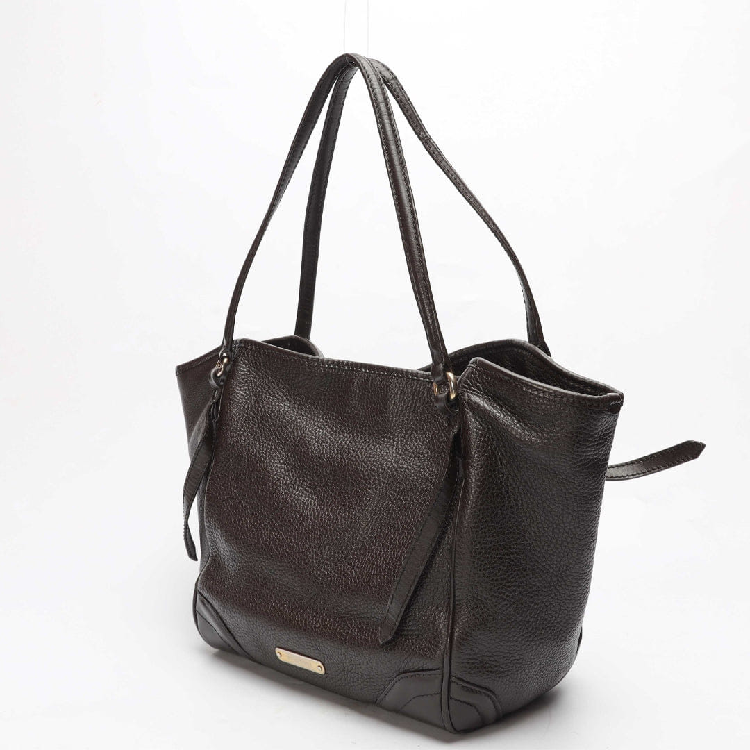 Burberry Dark Brown Canterbury Tote