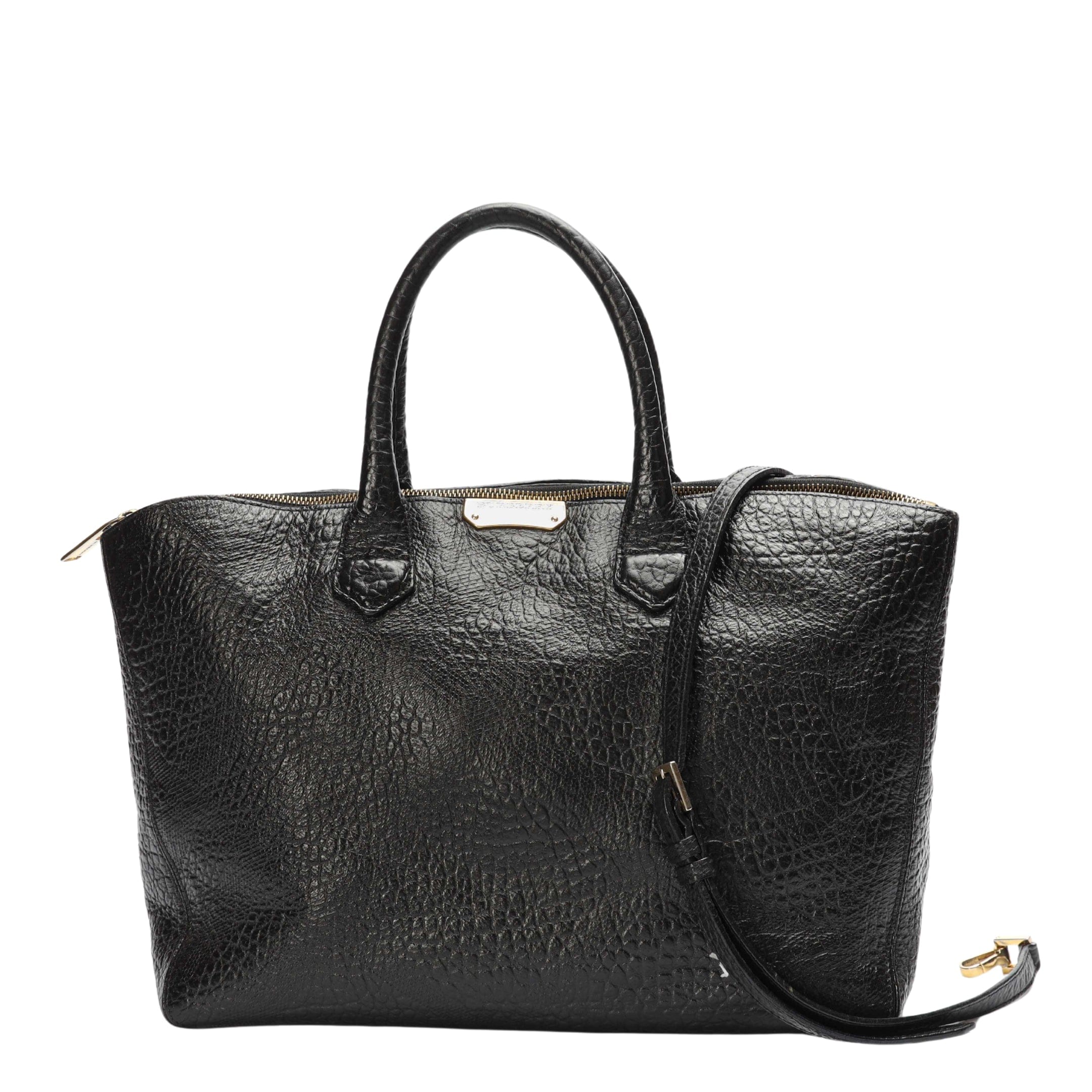 Burberry Black Dewsbury Convertible Tote