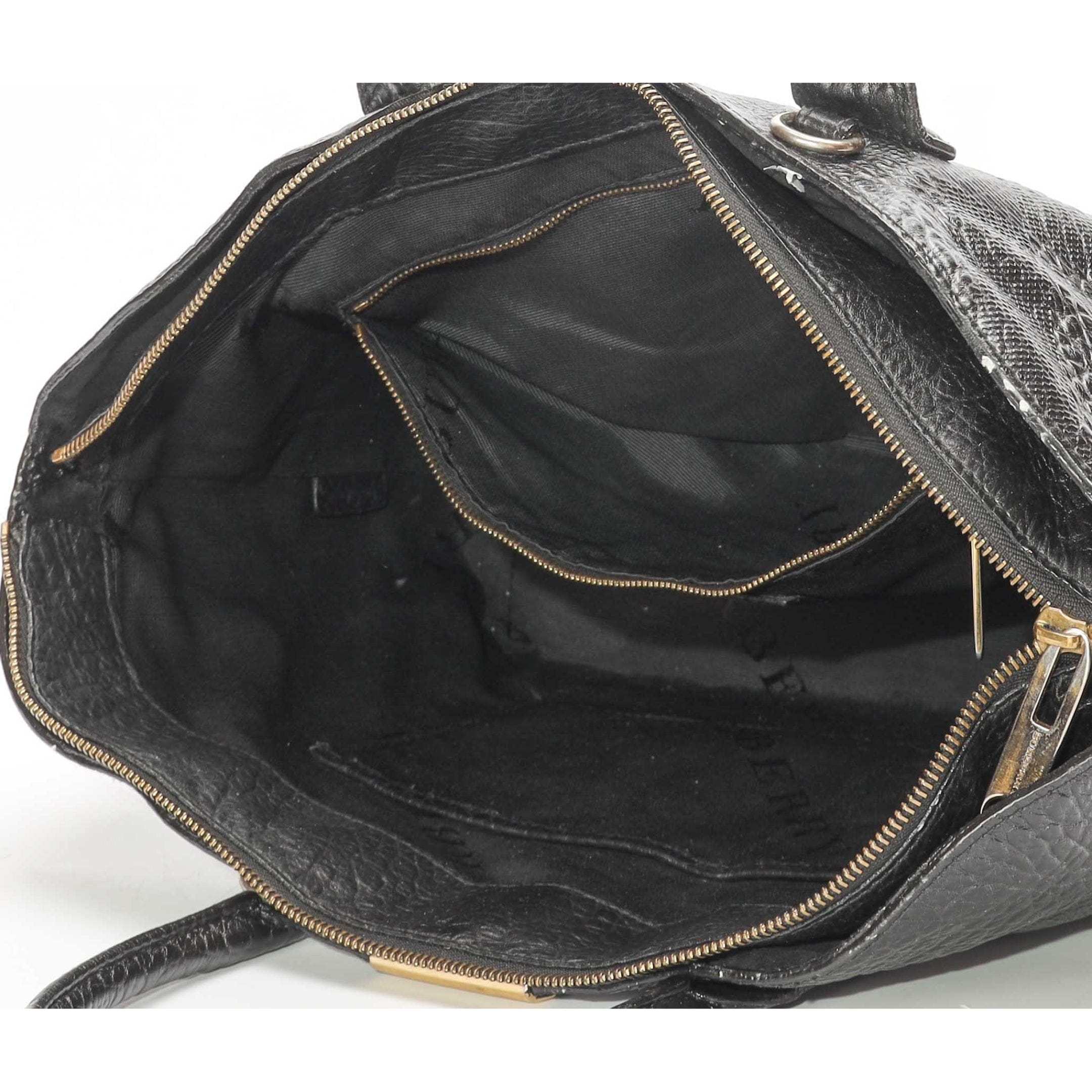 Burberry Black Dewsbury Convertible Tote