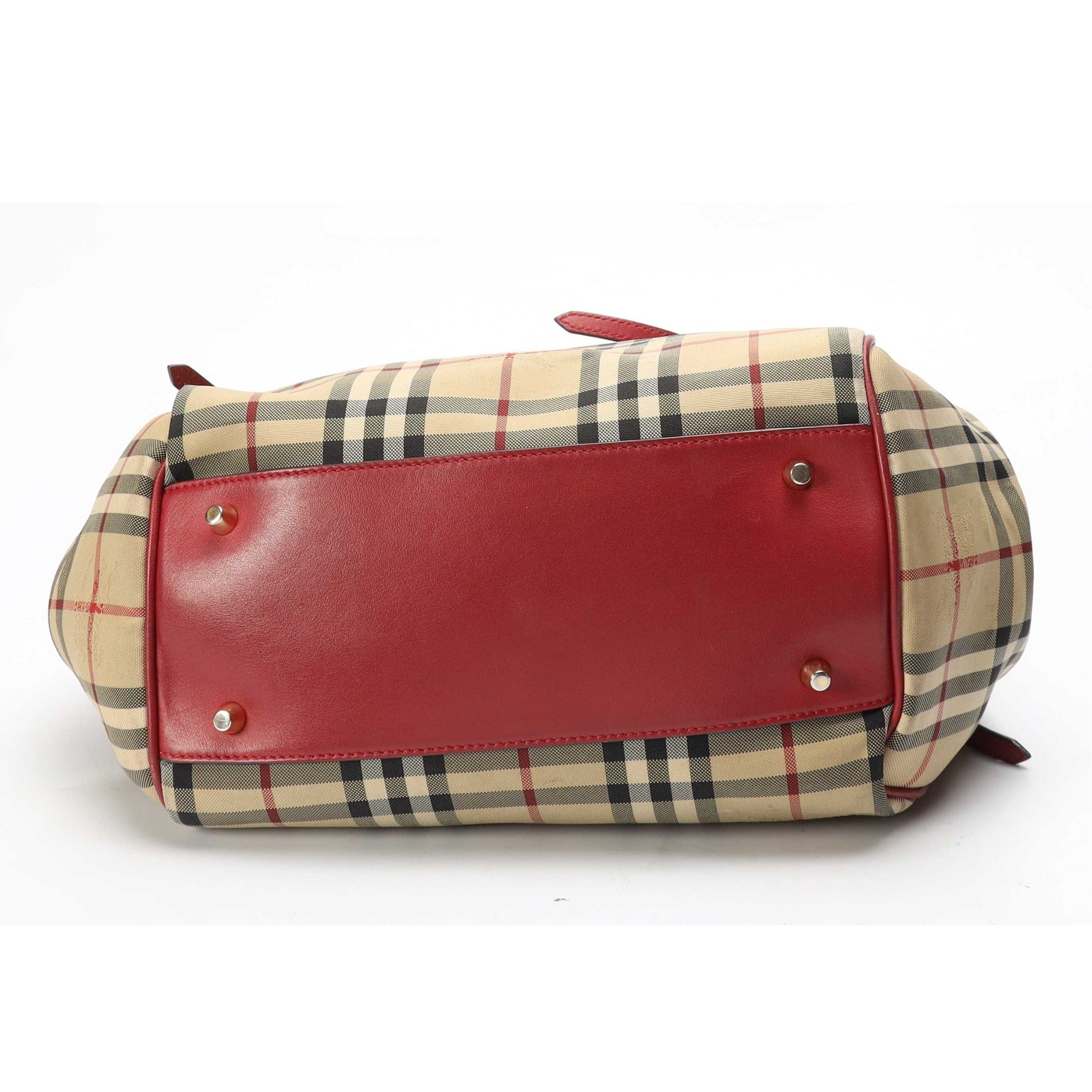 Burberry Haymarket Check Canterbury Tote