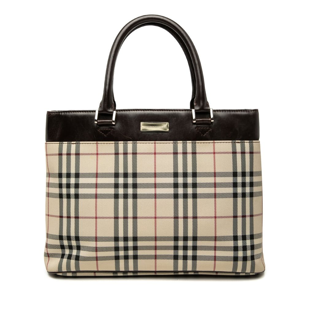 Burberry House Check Canvas Tote