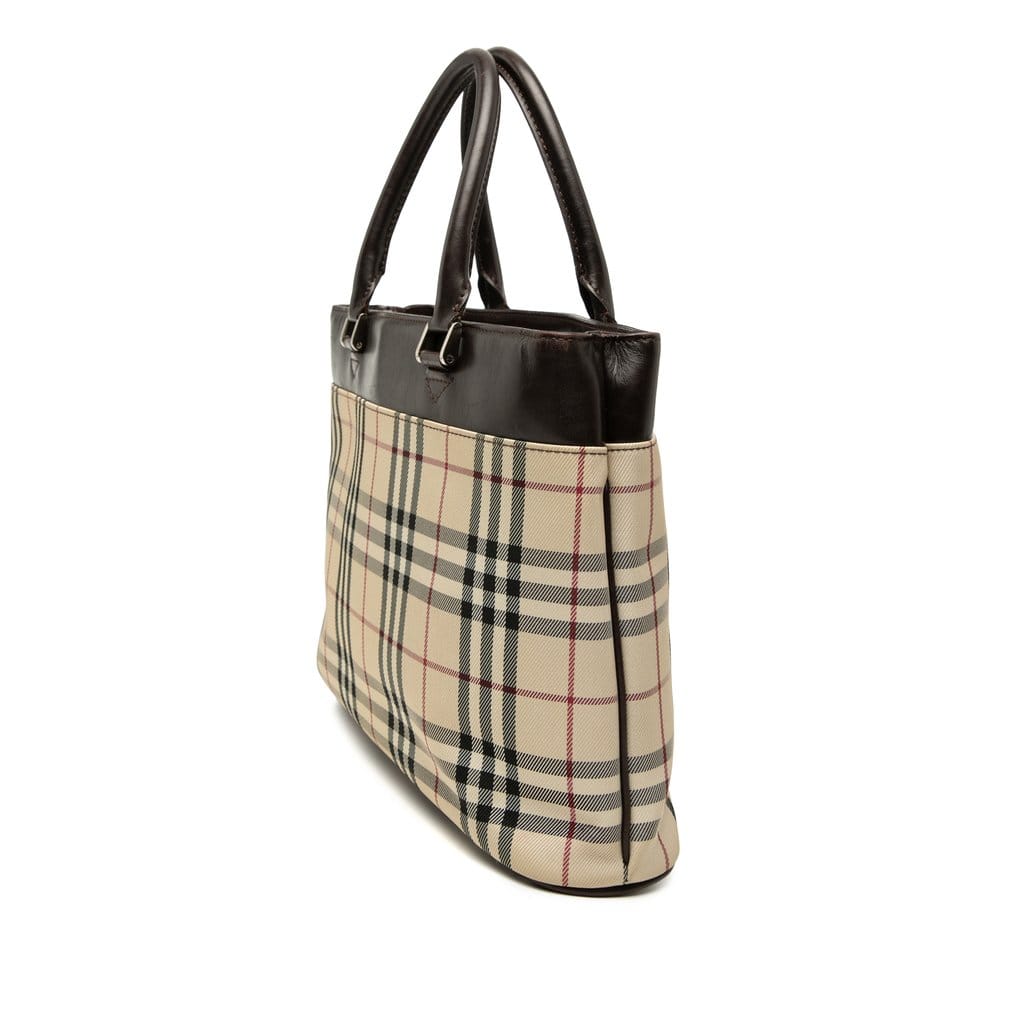 Burberry House Check Canvas Tote