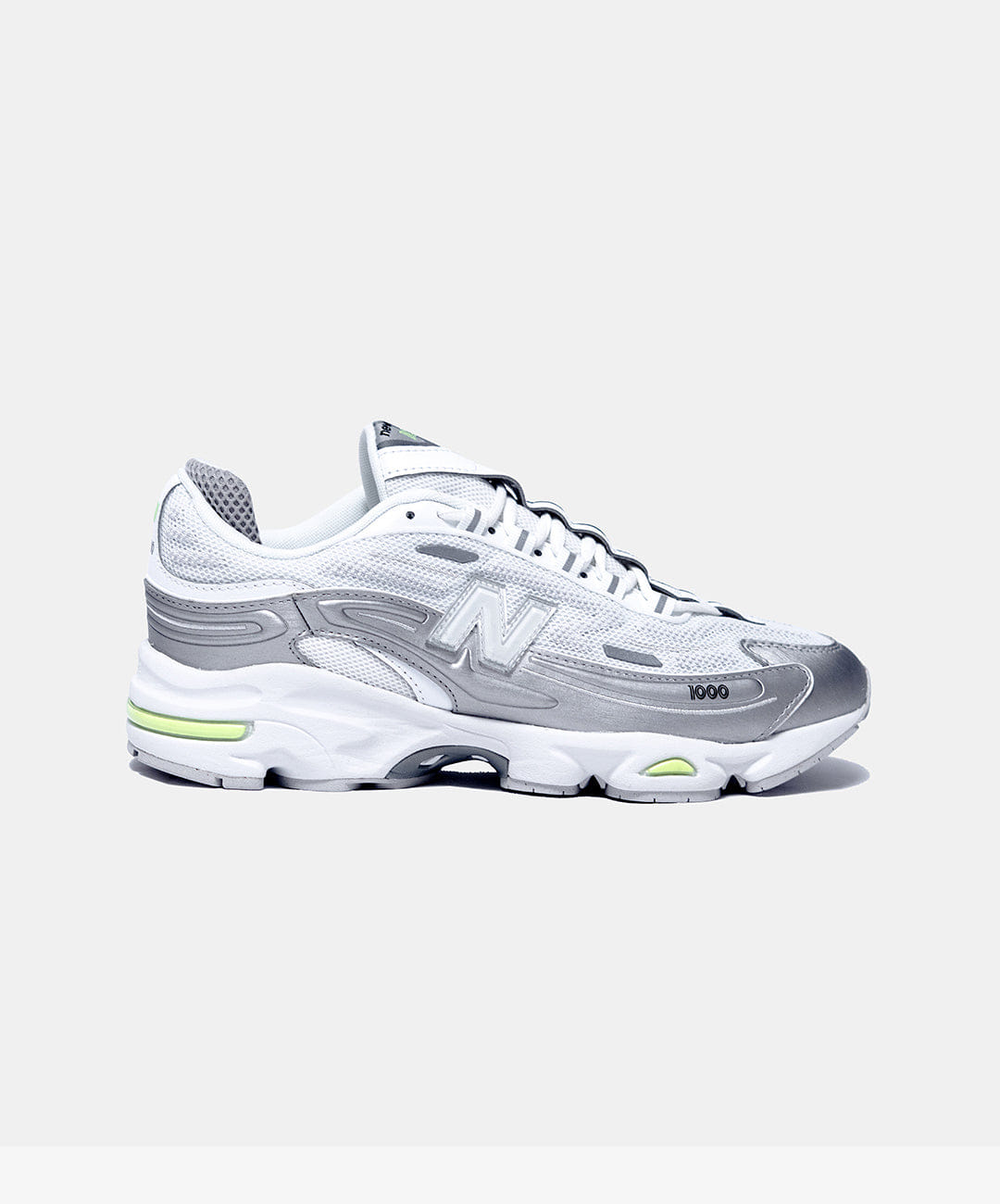 New Balance | 1000 { SILVER METALLIC/WHITE
