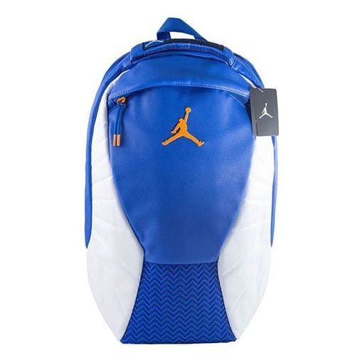 Air Jordan AJ12 Hyper Royal Schoolbag Backpack Blue White 9A1773 - U5H