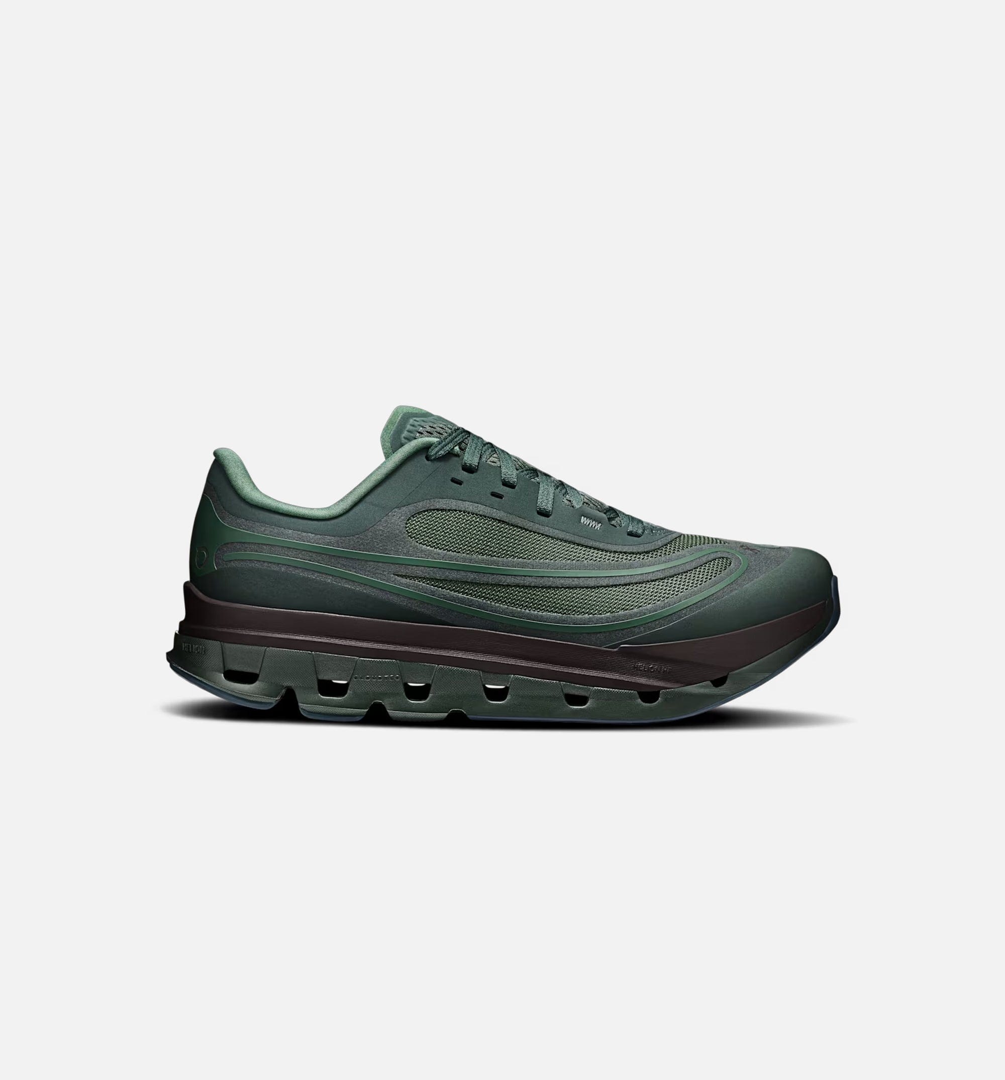 On Running Cloudflow 5 AD IKON Mens Lifestyle Shoe - Obsidian/Evergreen